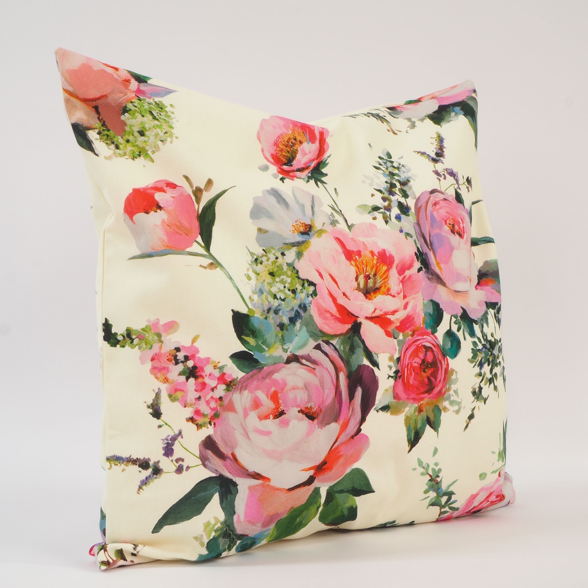Kissenbezug 60x60 cm große Rosen