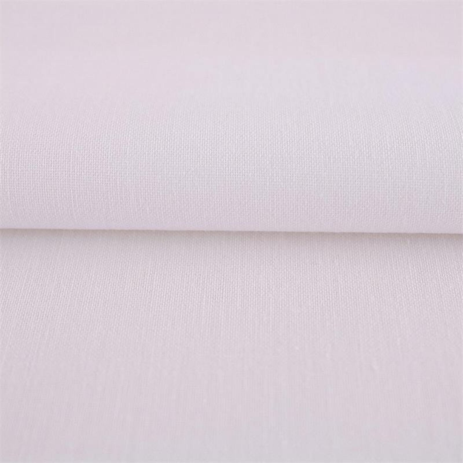 Biertisch Tischdecke Uni Weiß Baumwolle-80x250 cm