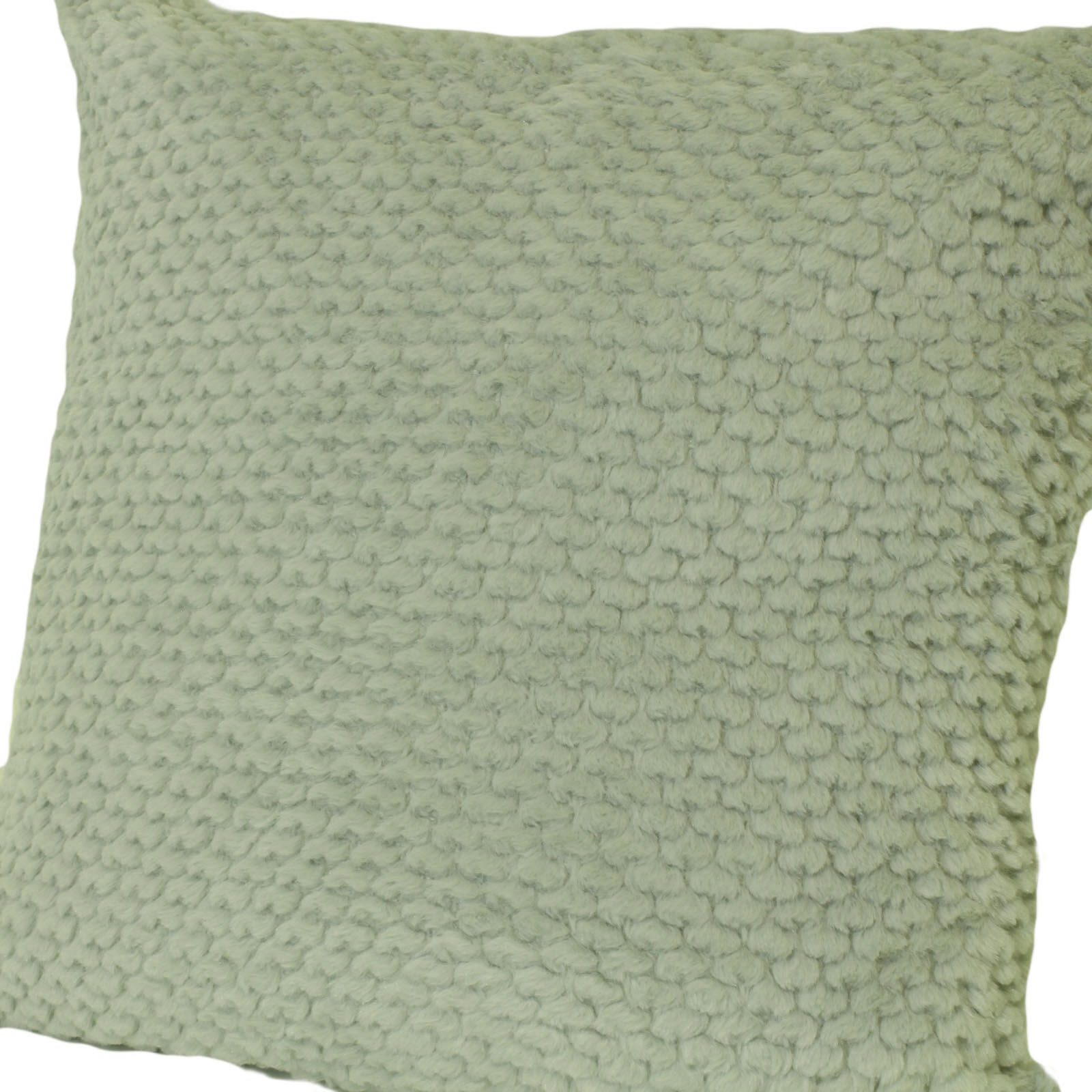 Kissenbezug Plüsch Amali Lindgrün-40x40 cm