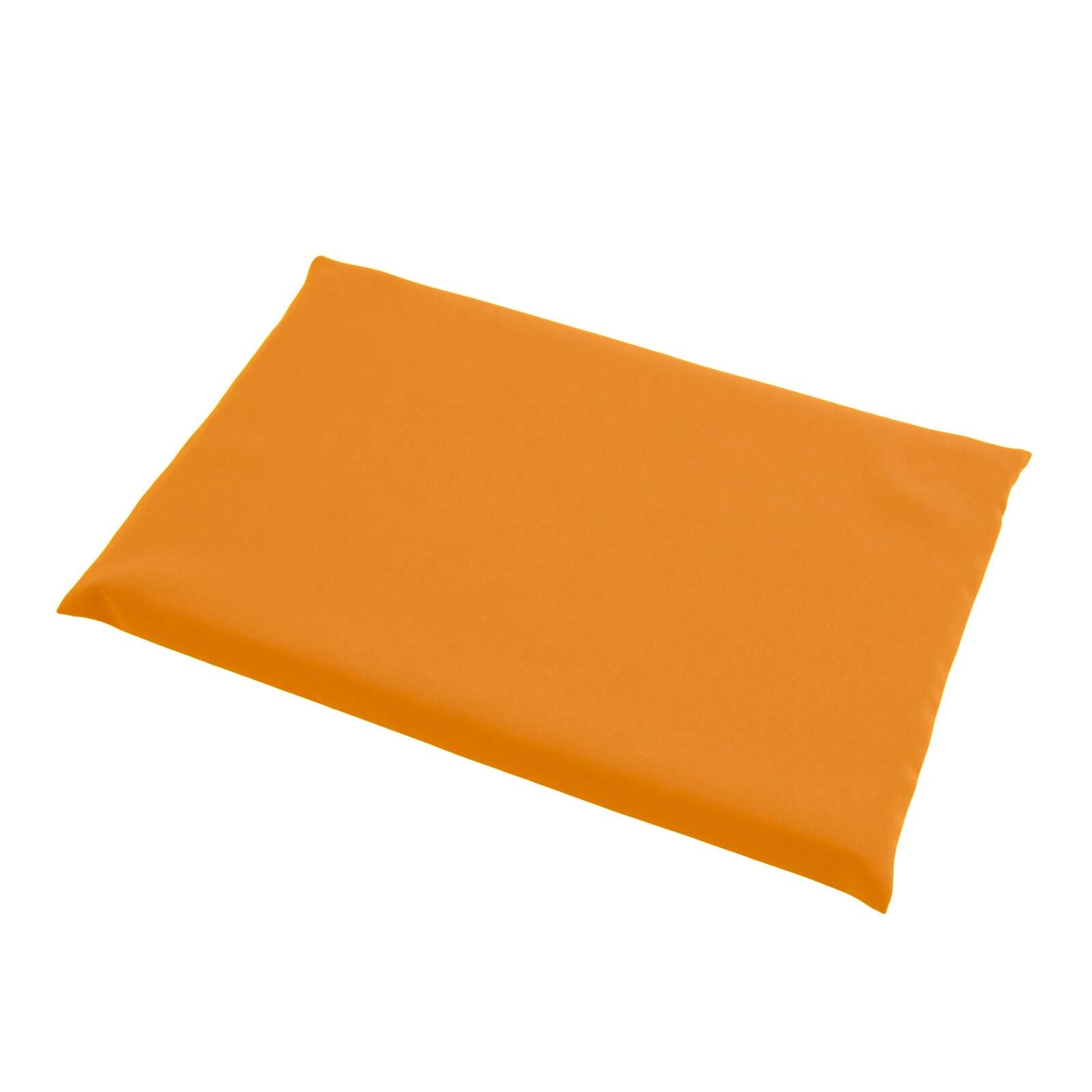 Sitzkissen Baumwolle Canvas-Hellorange