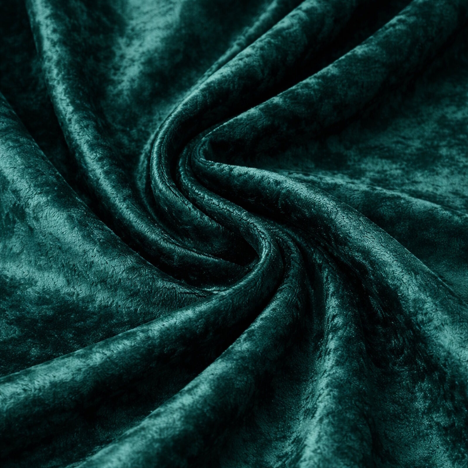 Pannesamt Stoff Dunkelgrün Velour Samt Meterware