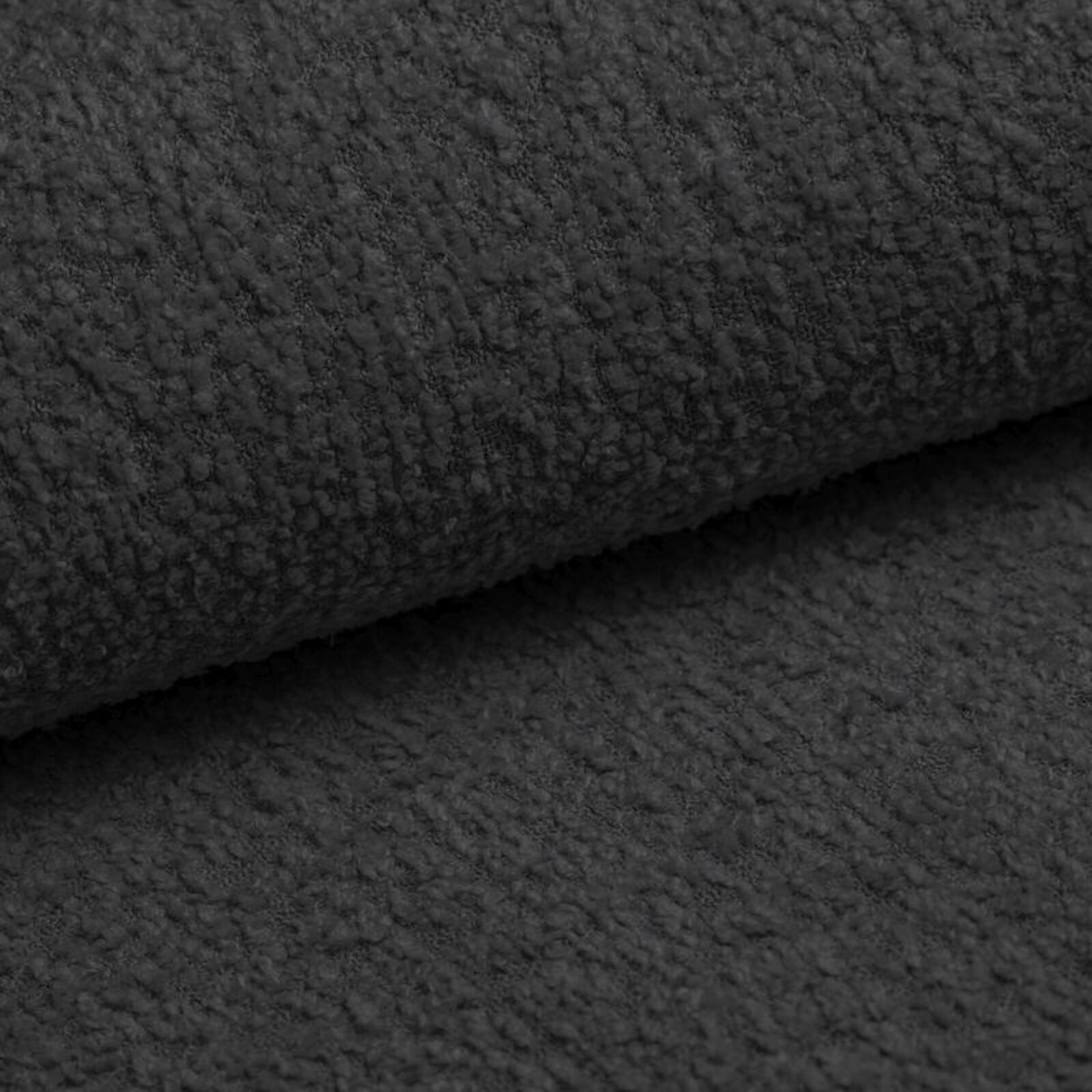 Polsterstoff Alba Dunkelgrau Boucle