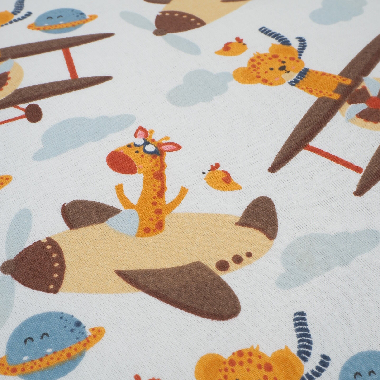 Kissenbezug 40x40 Bär Giraffe Flugzeug
