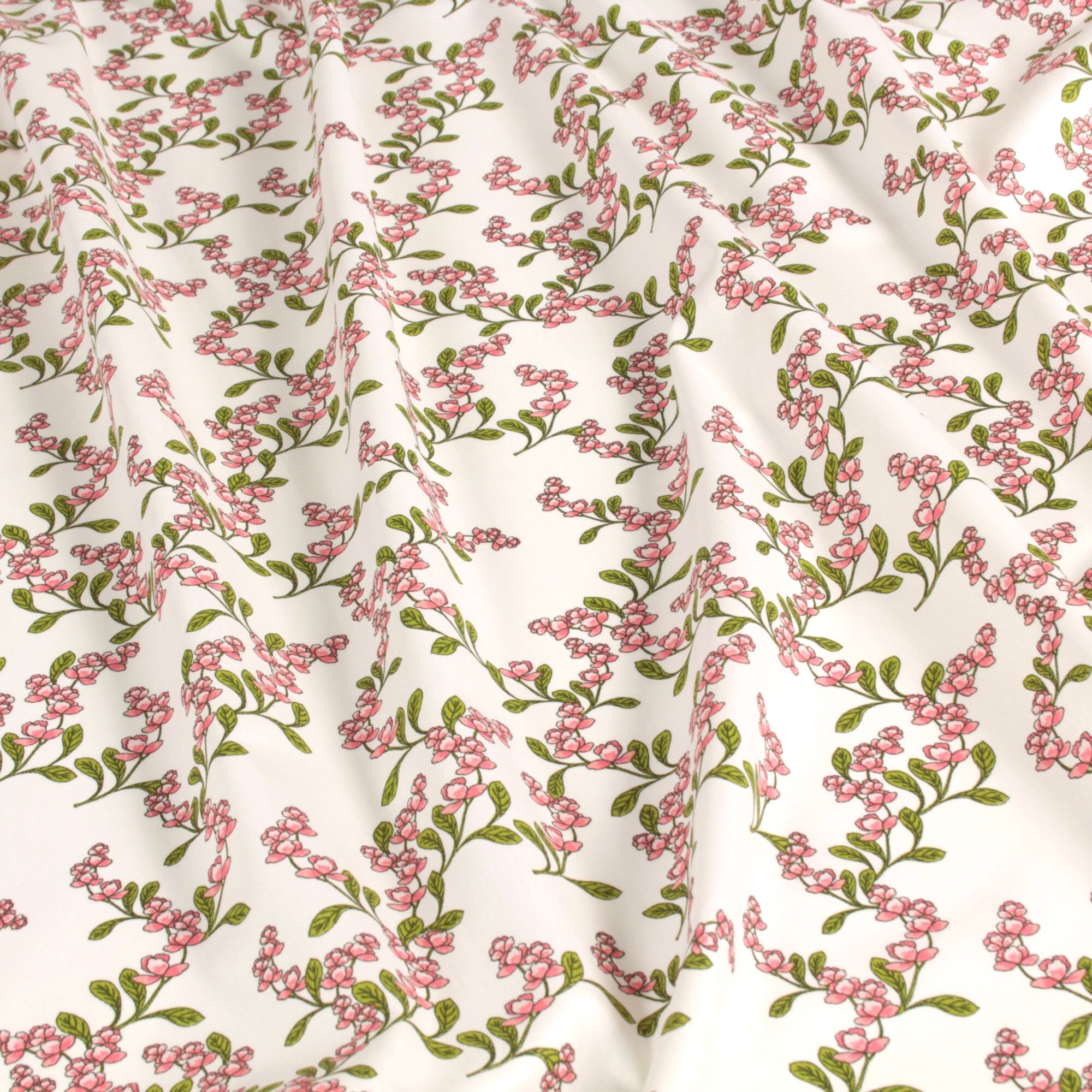 Stoff Meterware Blumen Blüten Fiona Baumwolle
