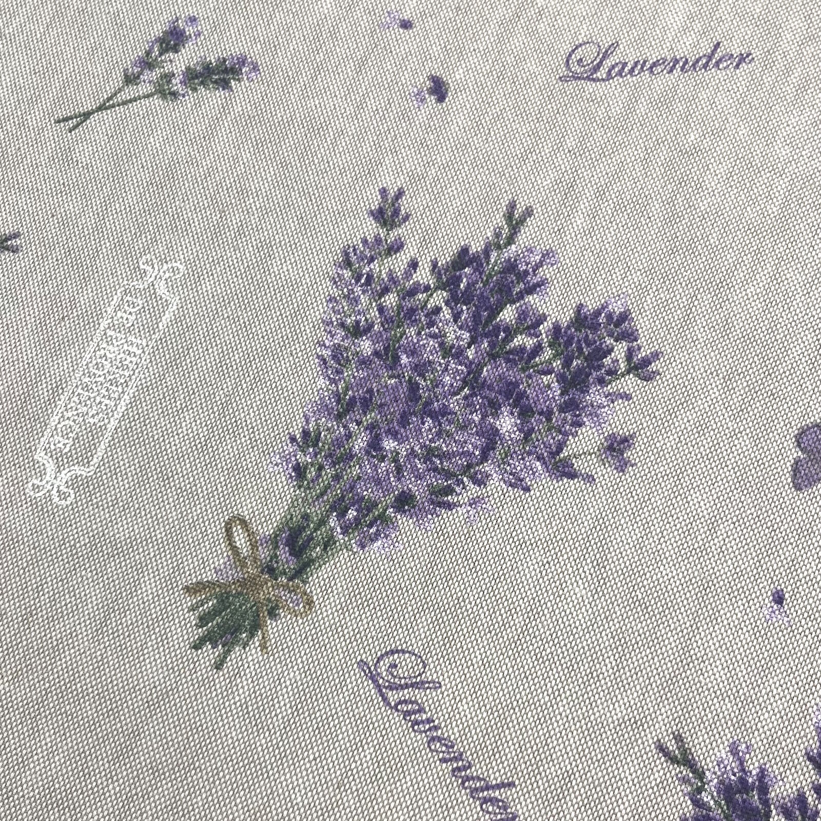 Lavendel Stoff Leinenoptik Half Panama Premium 140 cm