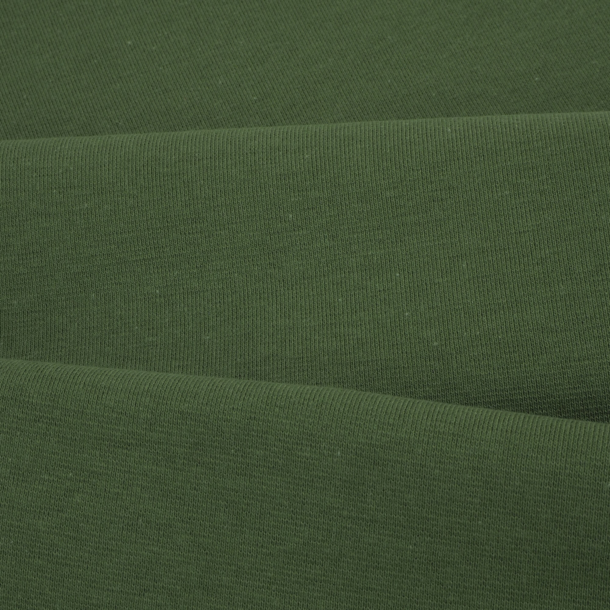 Bündchenstoff Meterware Uni Waldgrün
