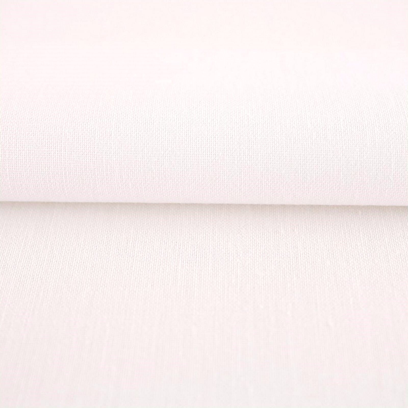 Sommerdecke Weiß Baumwolle Linon-100x200 cm