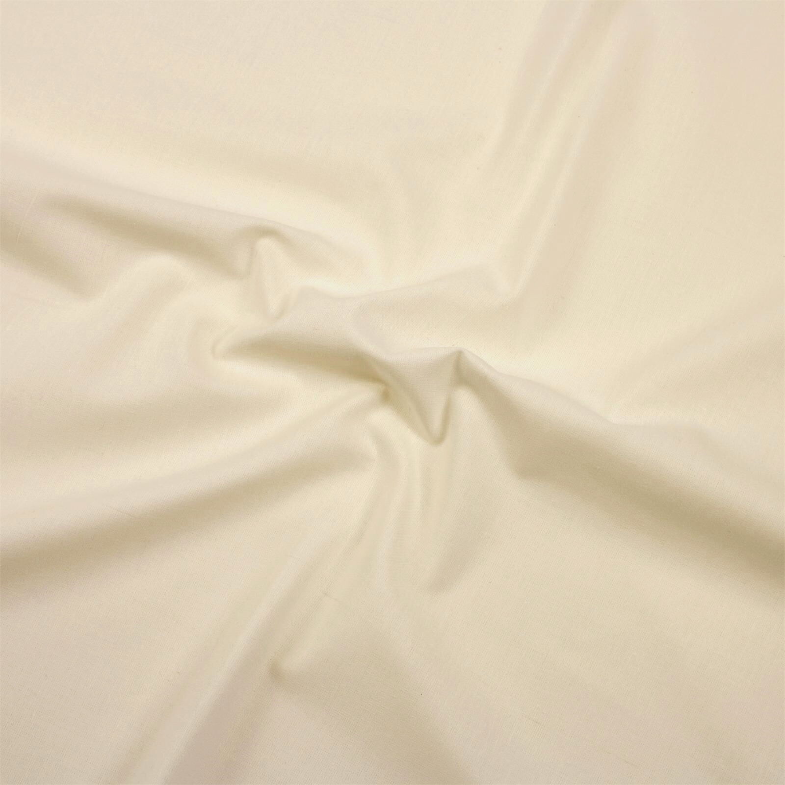 Stoff Meterware Baumwolle Linon Beige
