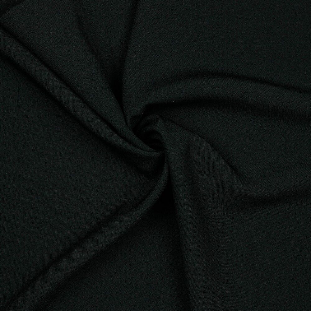 Stoff Meterware Polyester Schwarz