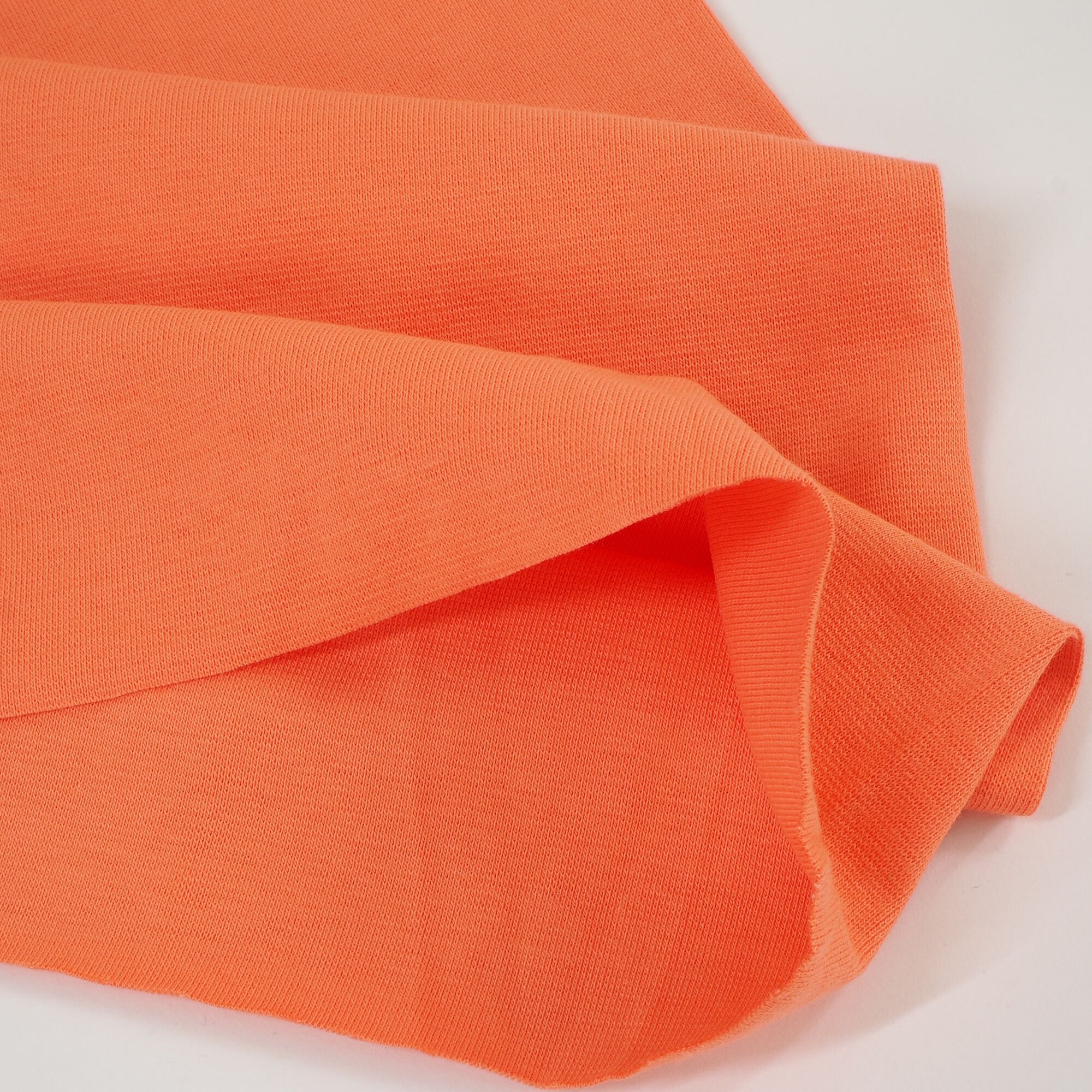 Bio Bündchenstoff Uni Apricot