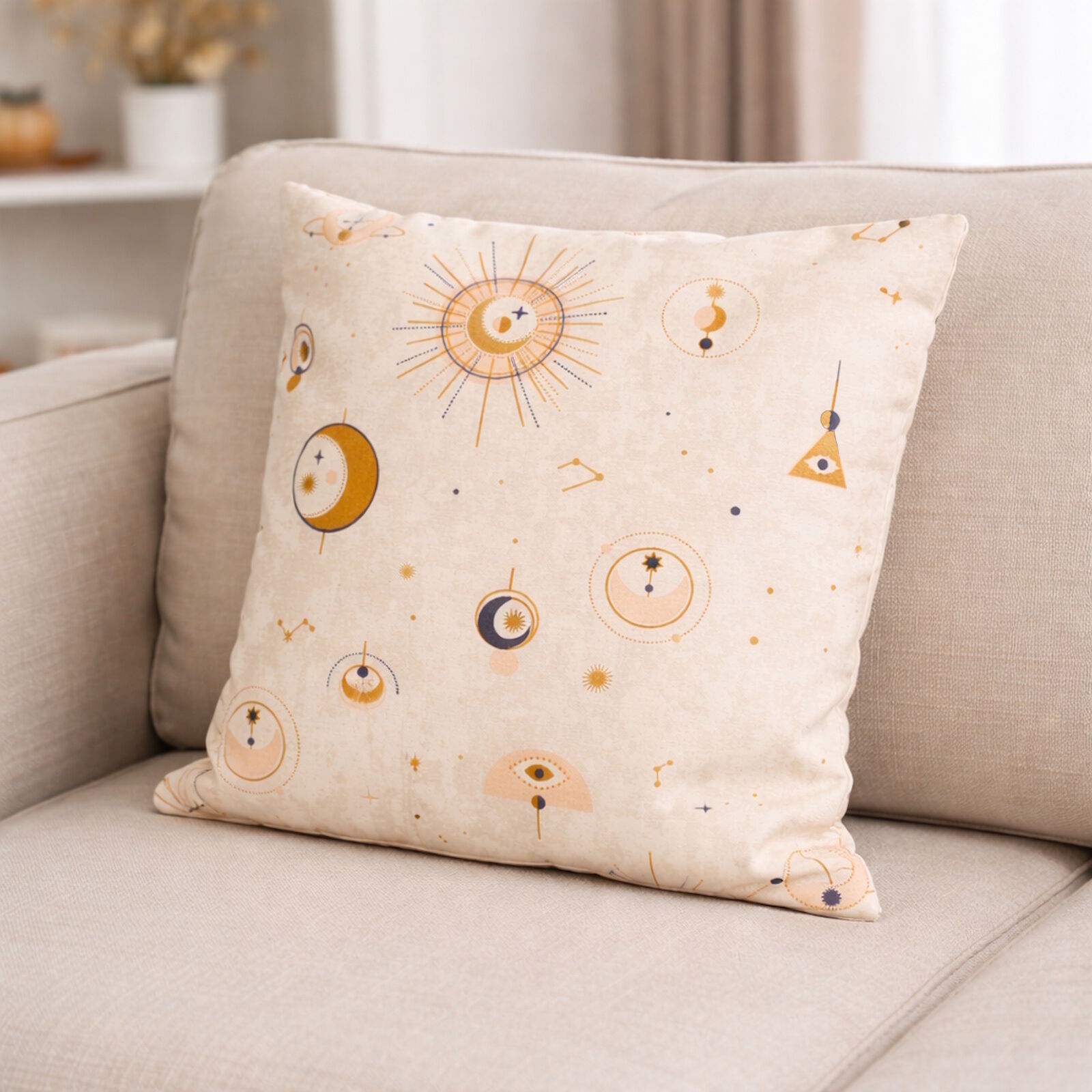 Sterne Kissenbezüge 40x40 2er Set Astronomie