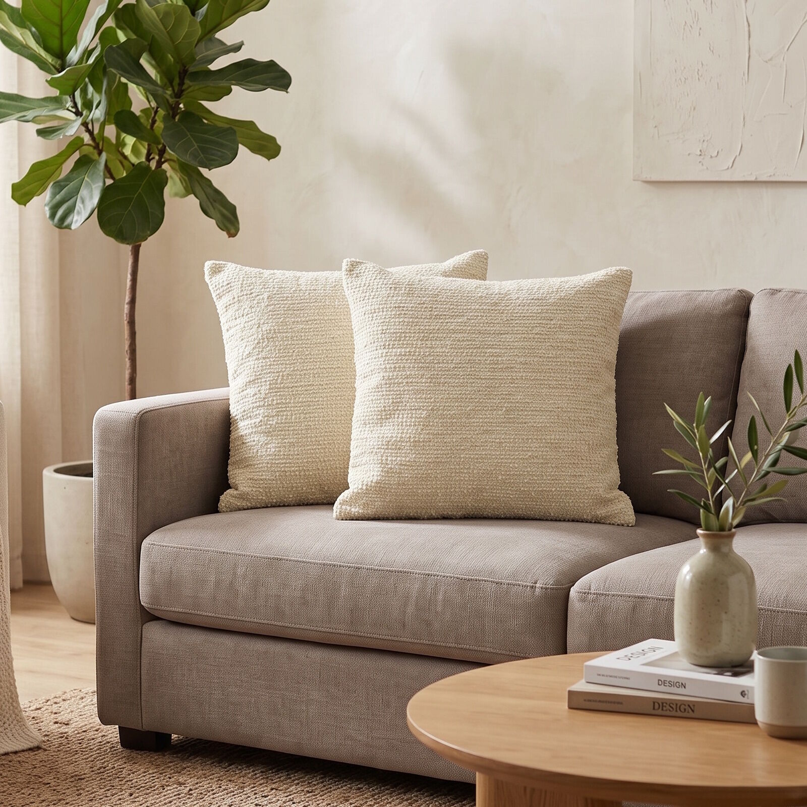 Kissenbezüge Hendrik Beige 40x40 2er Set