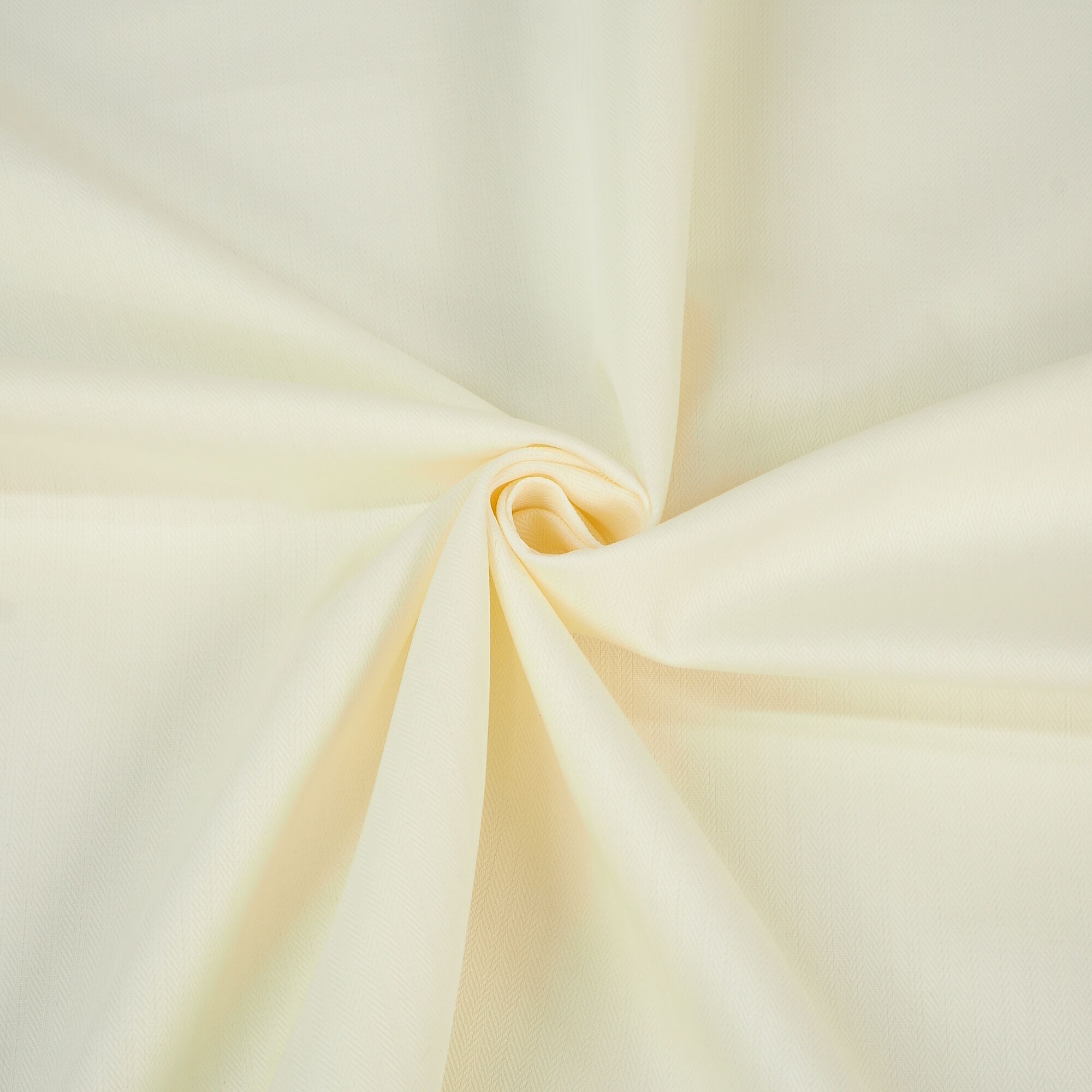 Stoff Meterware Trevira CS Creme Fischgrät 105 cm Breite