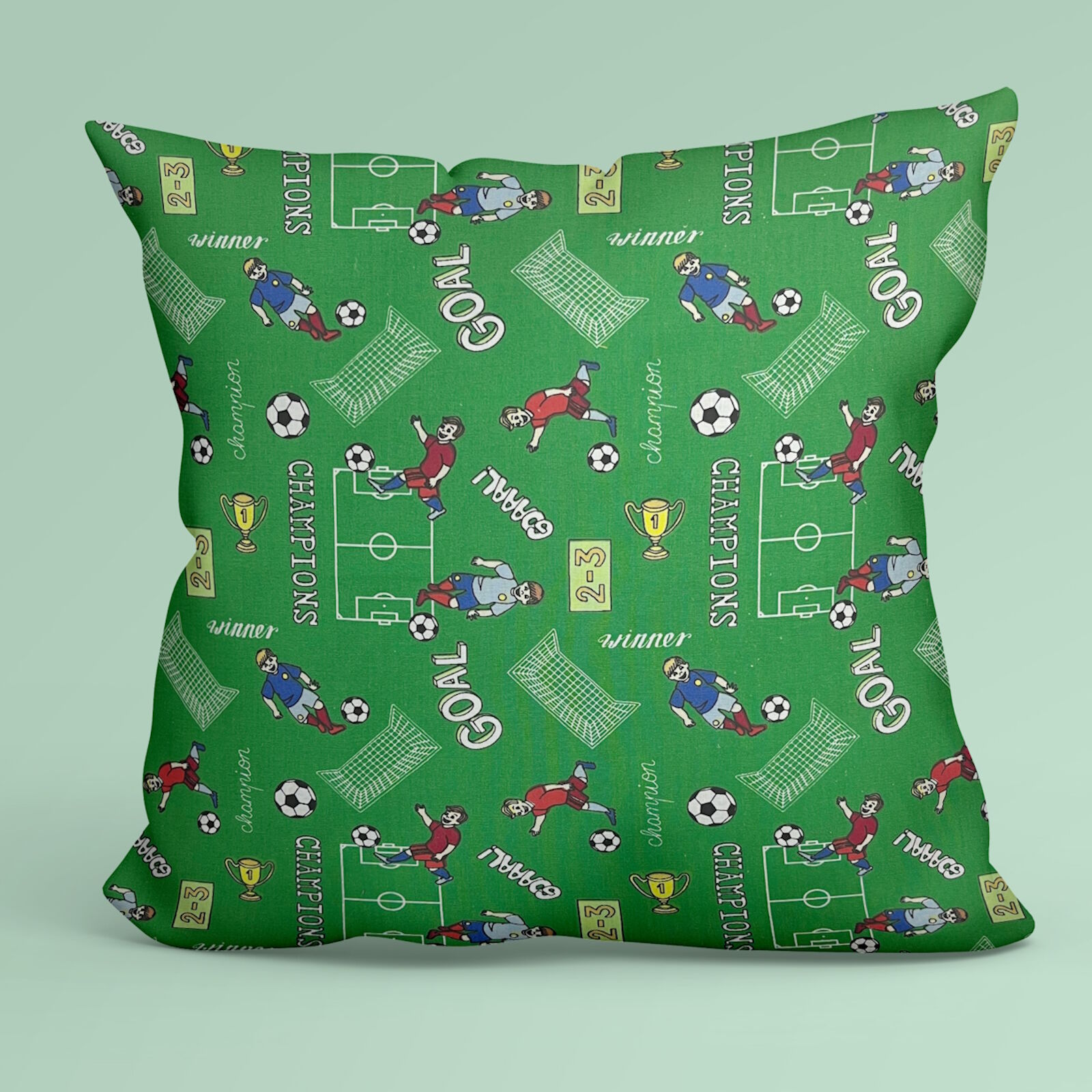 Kissenbezug 40x40 cm Fußball Goal