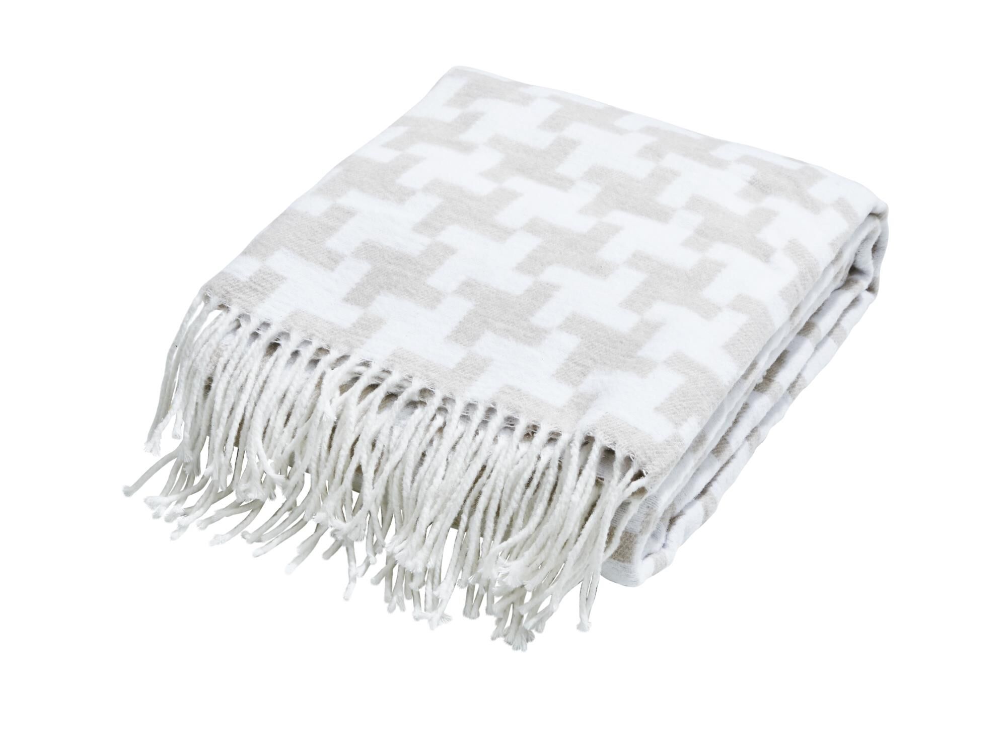 Kuscheldecke Blanket MIKA mit Fransen