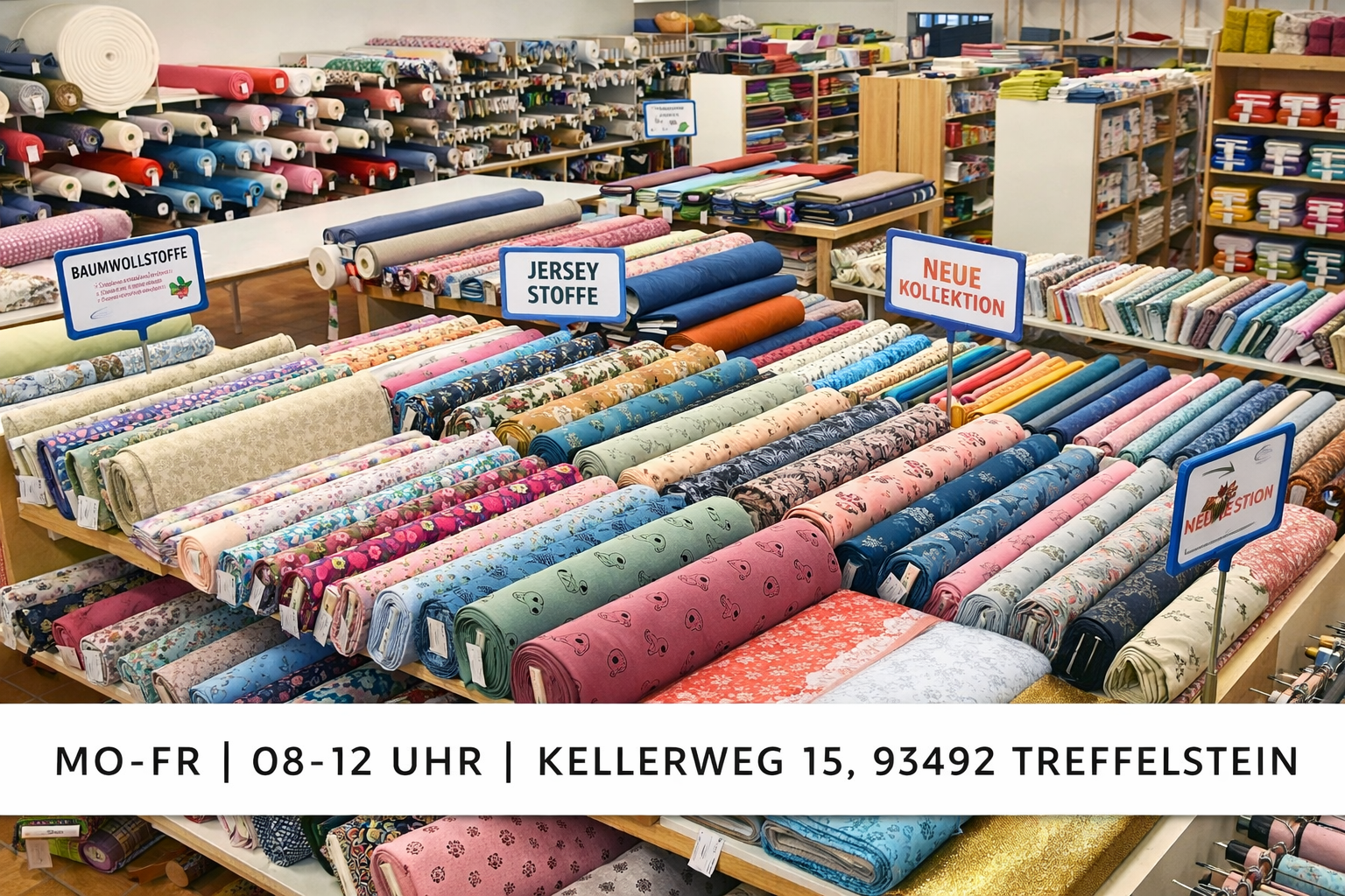 Fabrikverkauf Stoffe Meterware – günstiger Lagerverkauf vor Ort