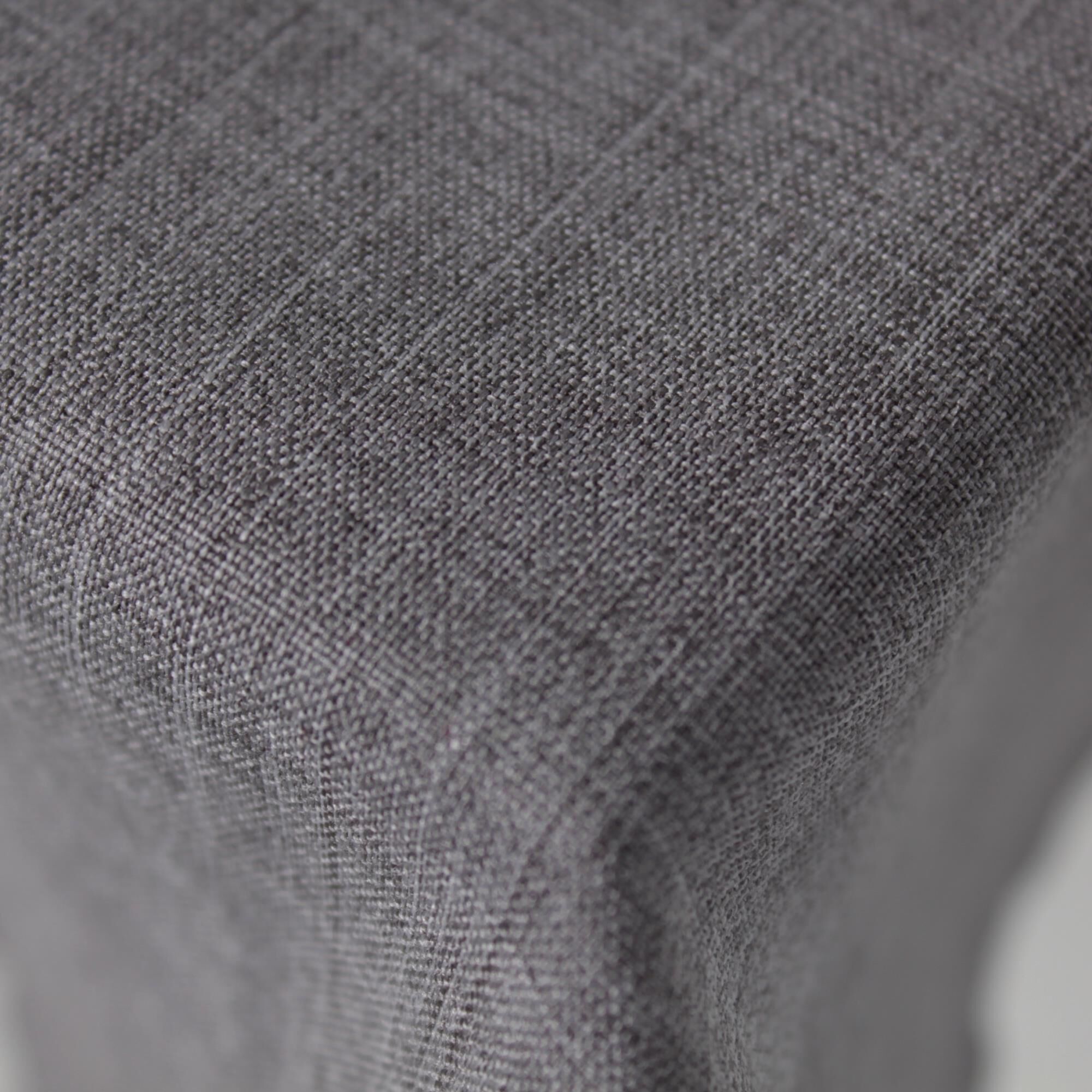 Tischdecke 80x80 cm Grau meliert Polyester