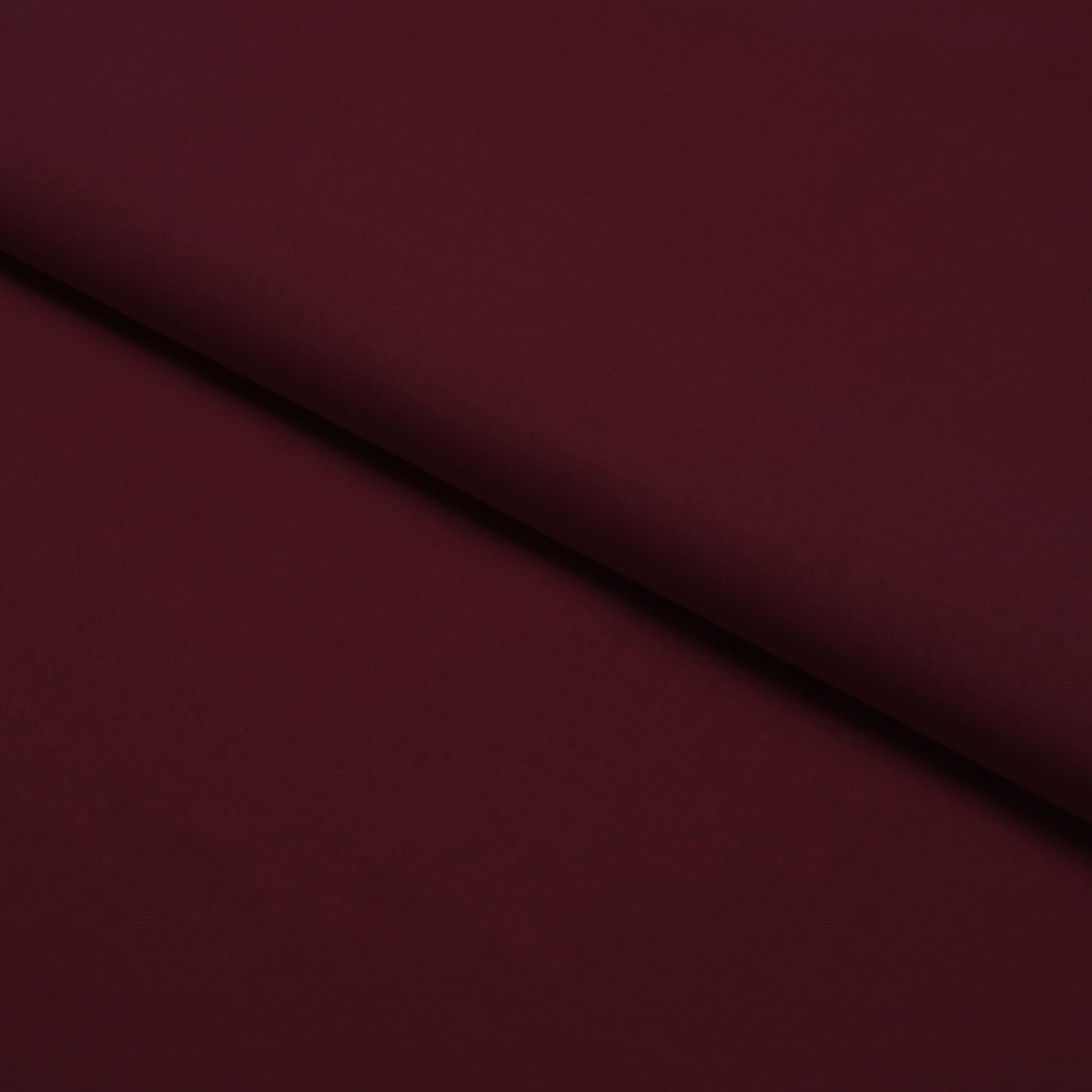 Stoff Meterware Baumwolle Linon Bordeaux Rot