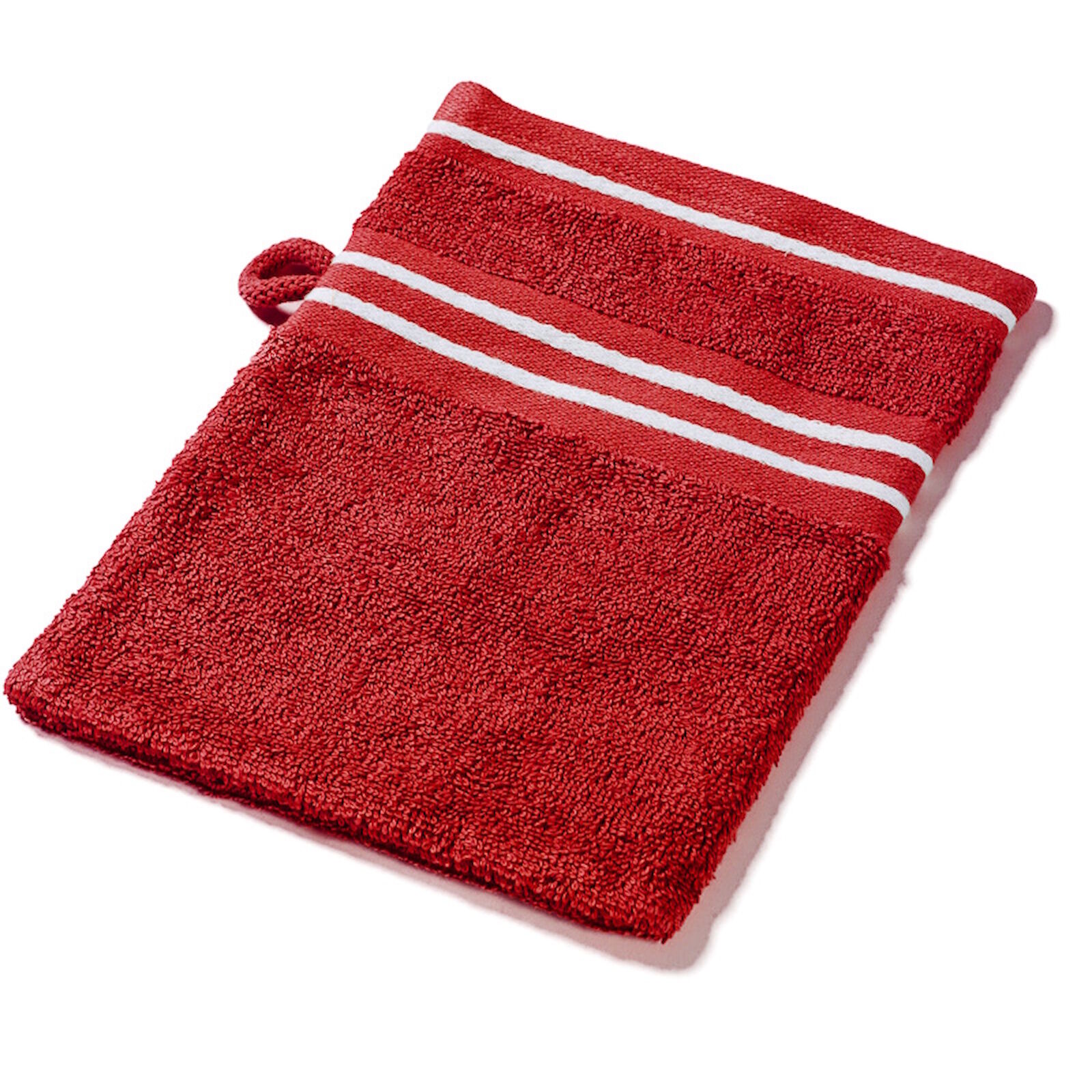 Gözze Waschhandschuh Rio 15x20 cm - Rot