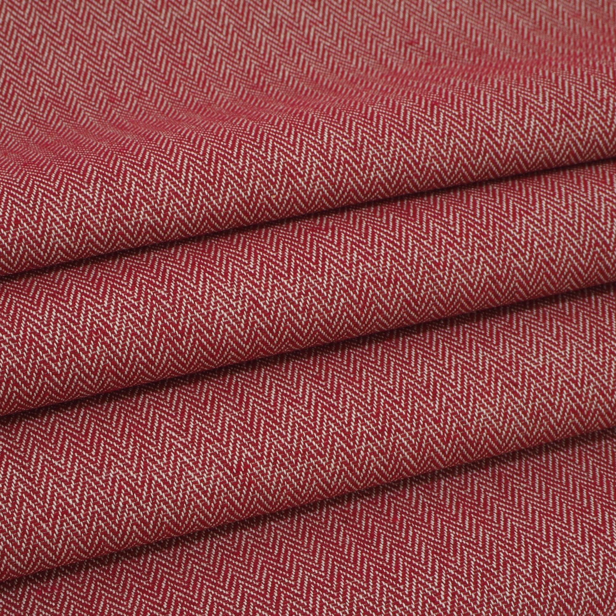 Stoff Fisch-Grät-Muster Bordeaux