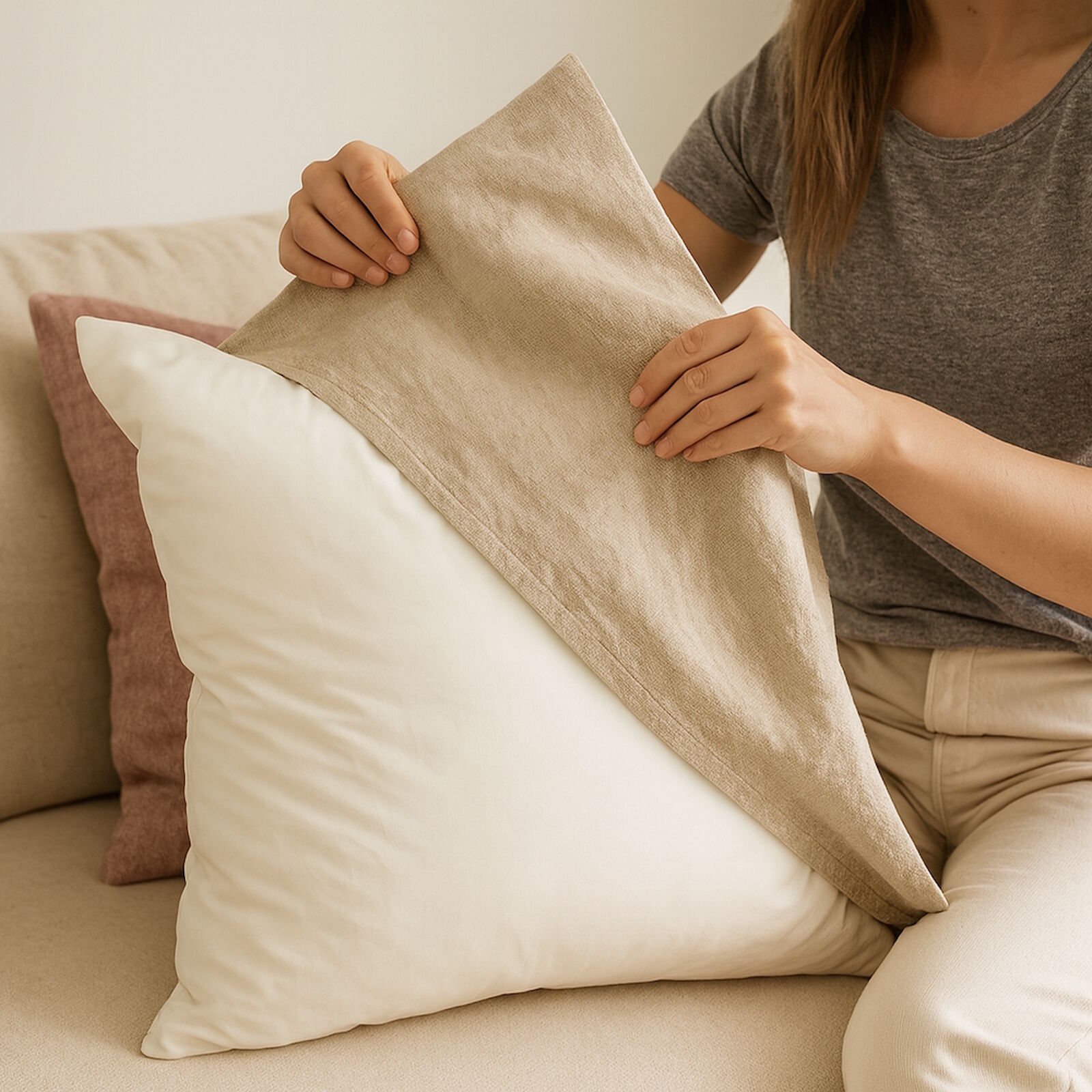 Federkissen-30x50 cm