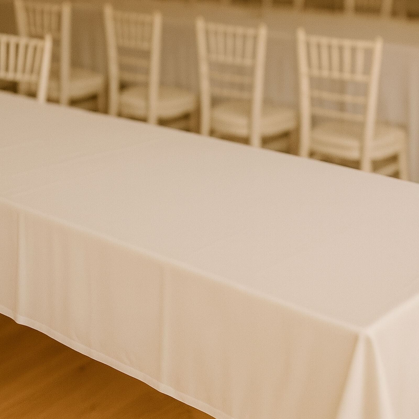 Tischdecke Weiß Baumwolle