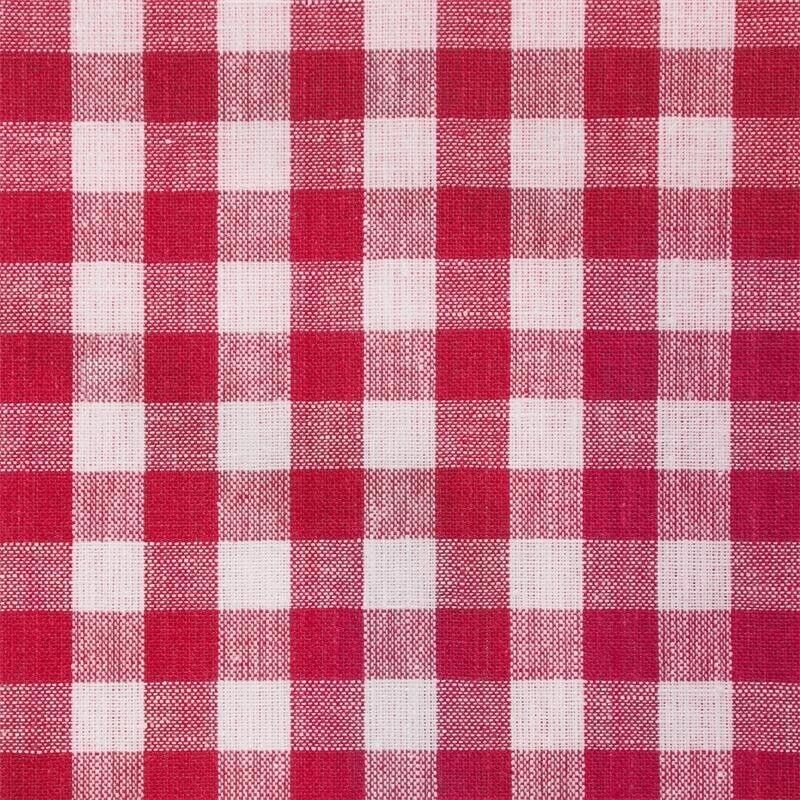 Hussen-Set Karo bodenlang-Rot/200x50+2x 200x25 cm