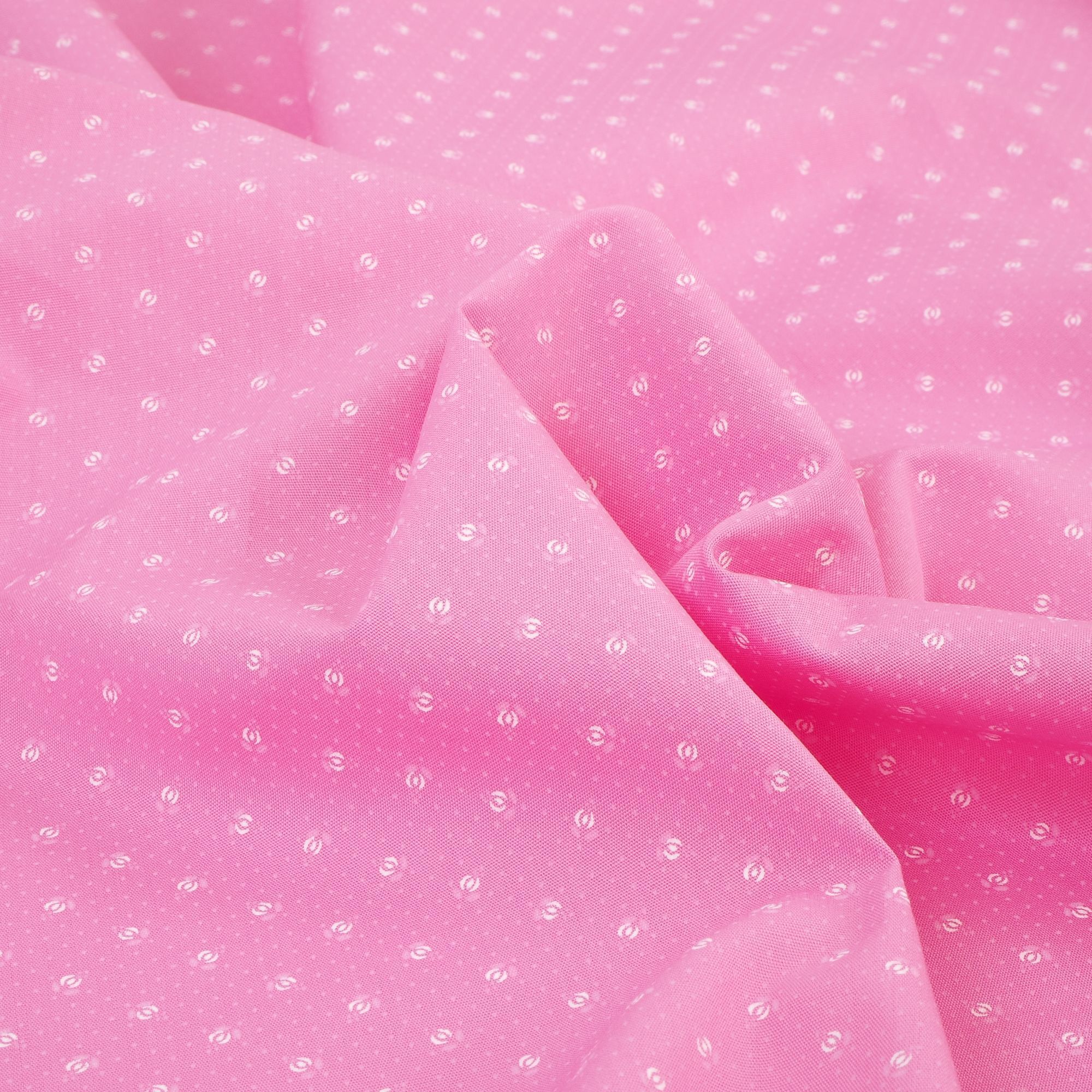 Dirndlstoff Blumen Punkte Lara Rosa Tracht