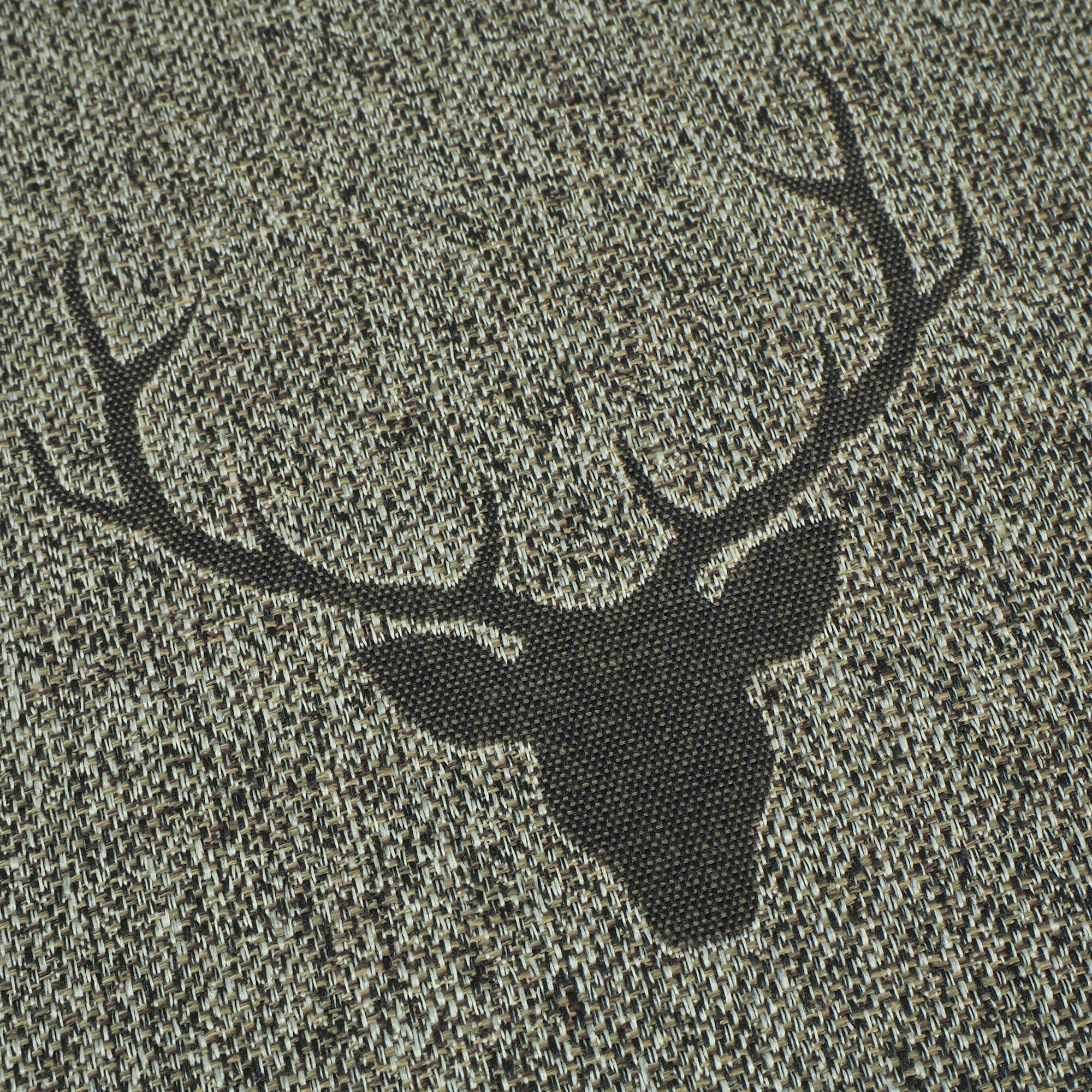 Stoff Meterware Hirsch Egon Braun Wene-Jaquard Polyester