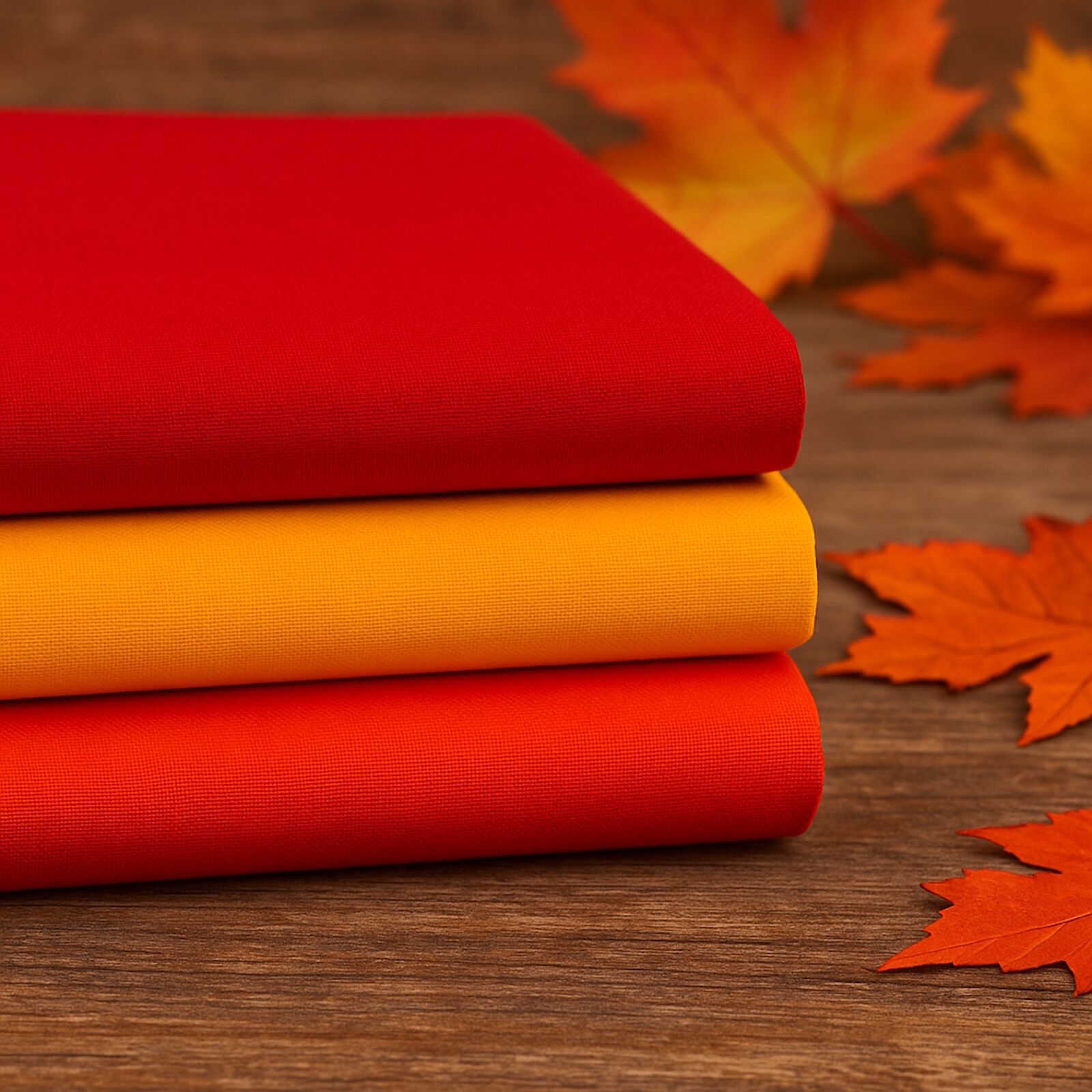Stoffpaket Erntezeit Gelb Orange Rot 3m