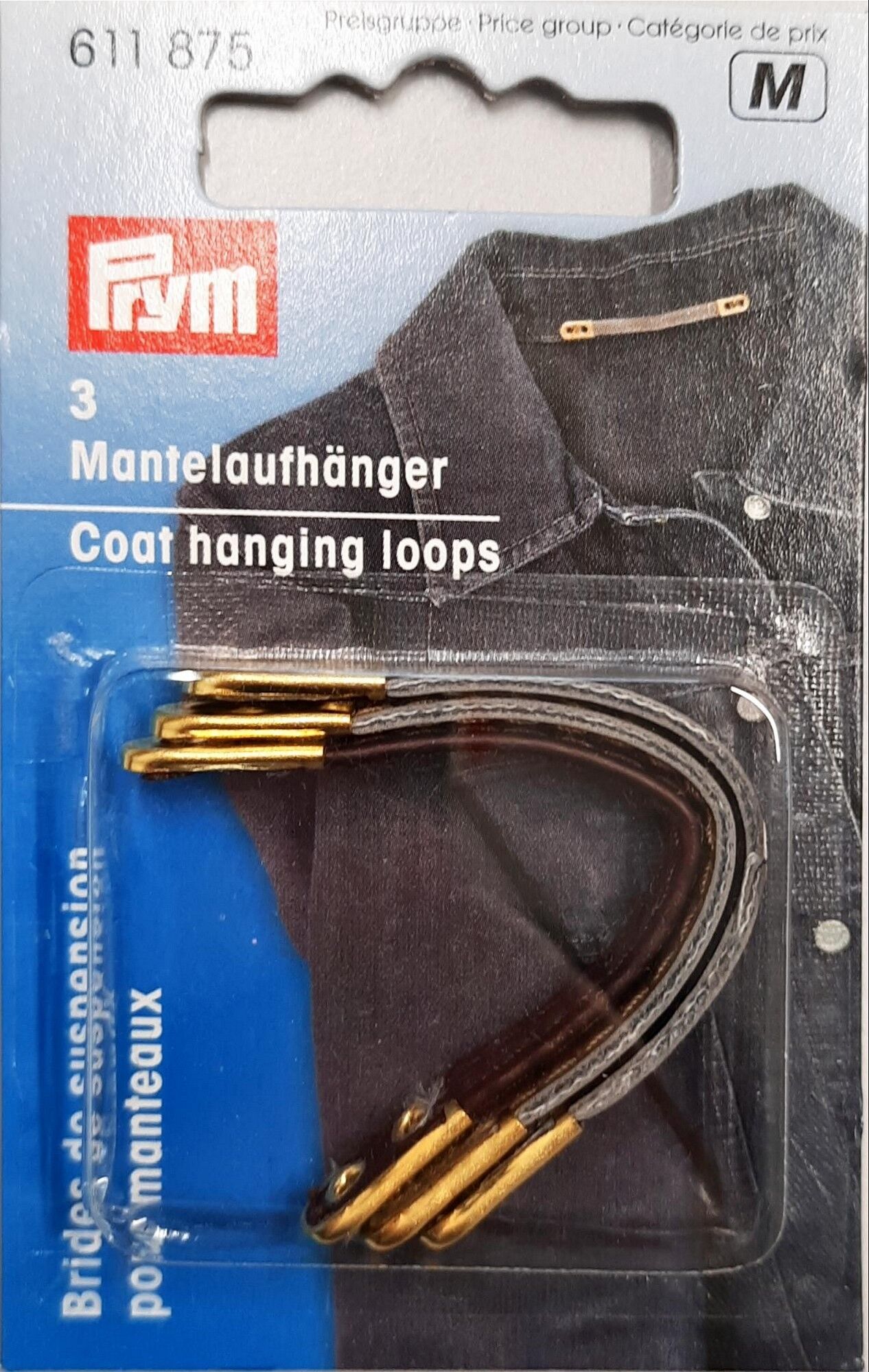 Mantelaufhänger Kunstleder farbig sortiert