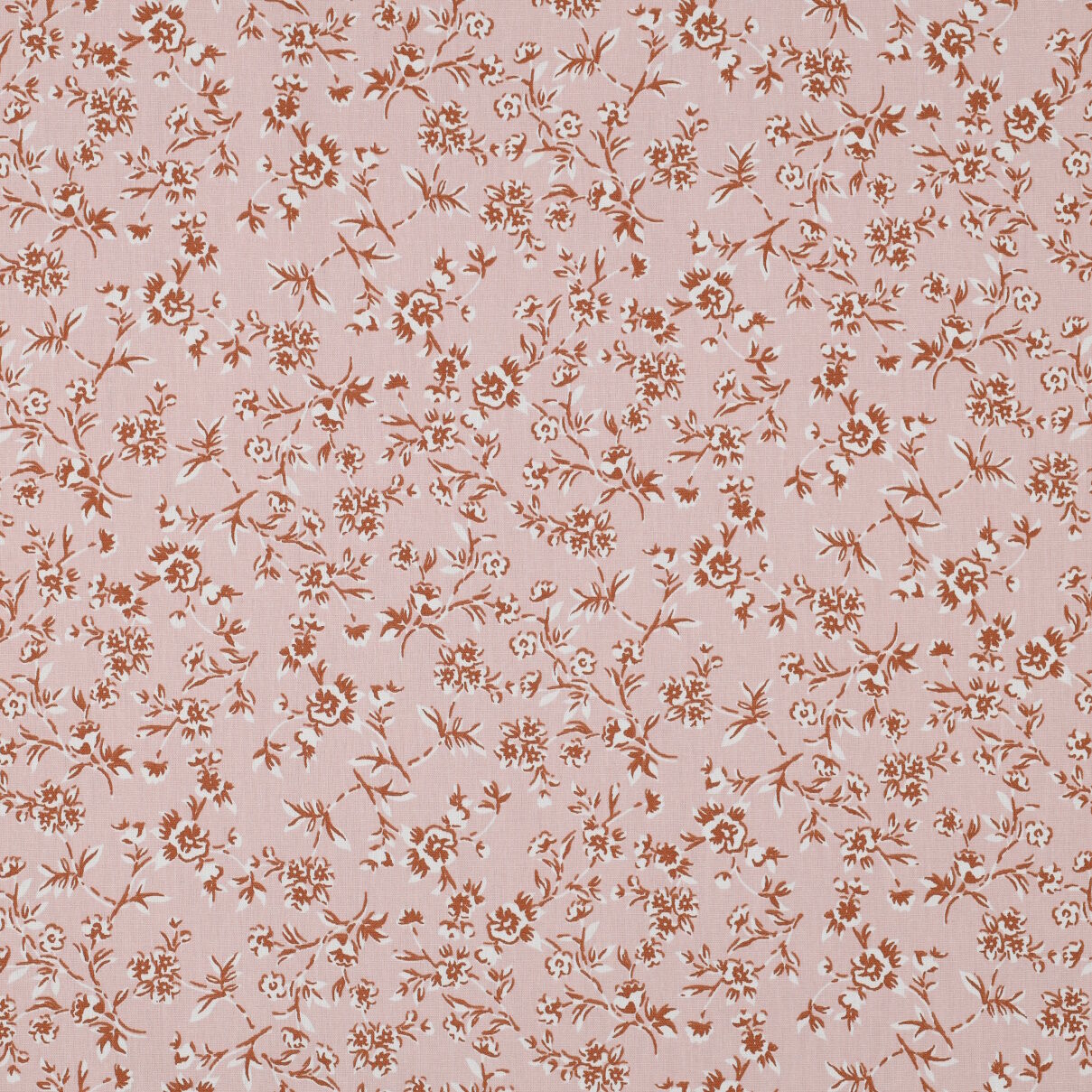 Stoff Meterware Blumen Ina Rosa Beschichtet
