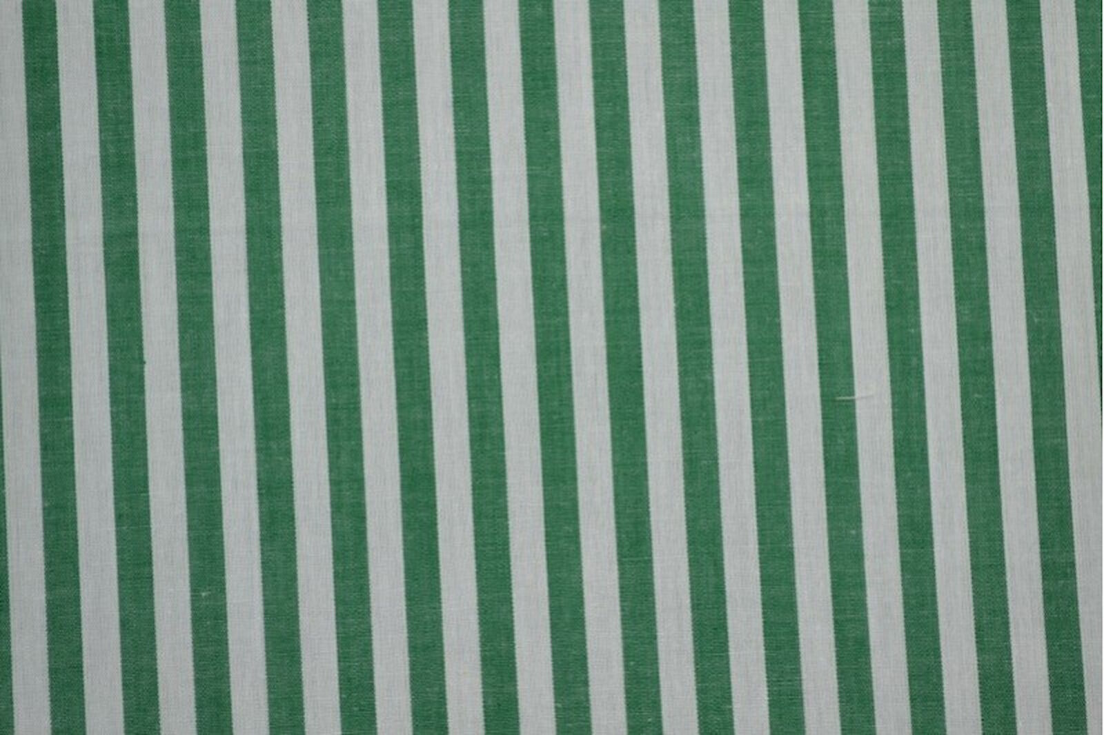 Stoff Meterware Streifen 6,5 mm Dunkelgrün