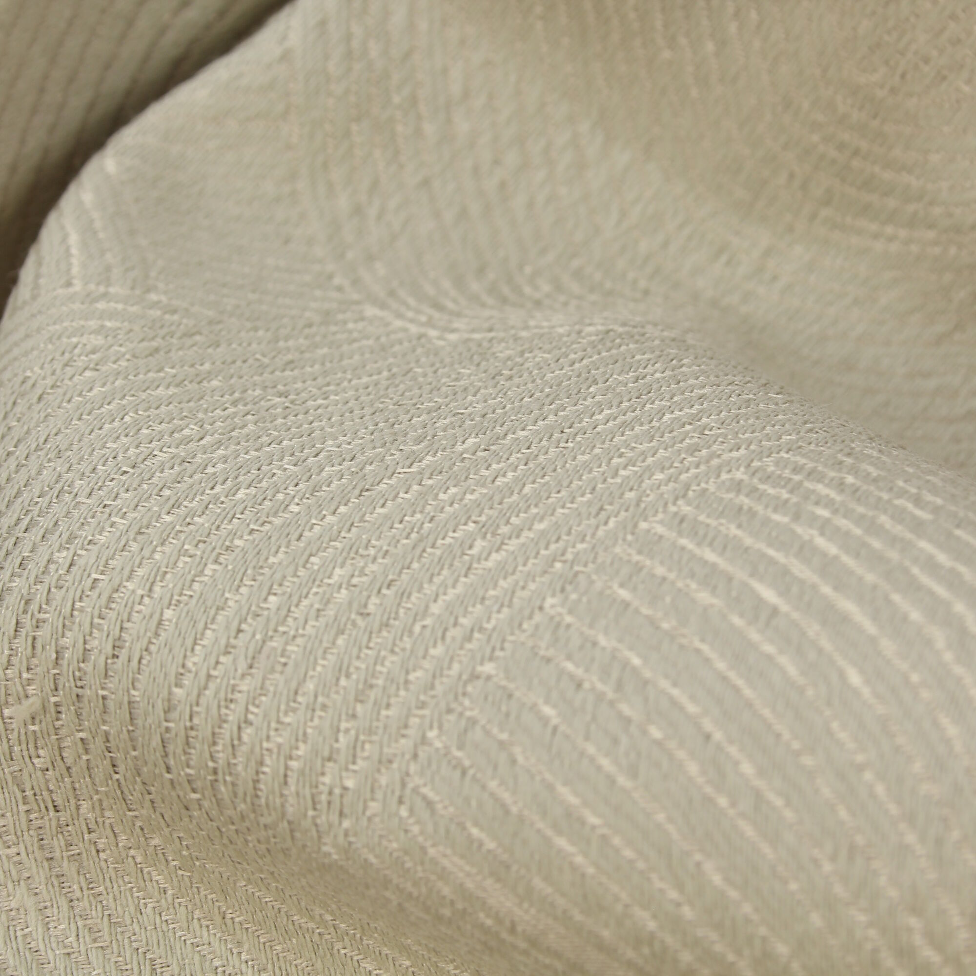 Stoff Meterware Struktur Kreis Beige