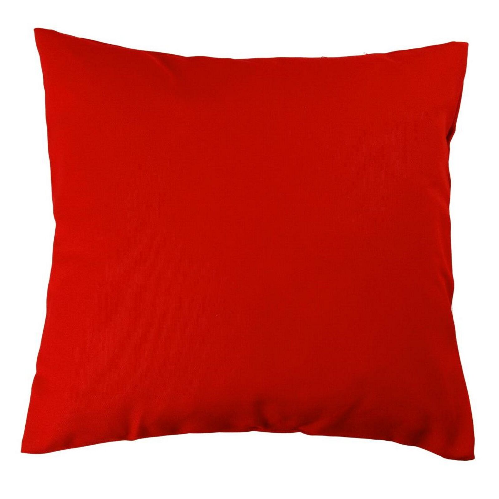 Kissenbezug Uni Baumwolle Canvas-40x40-Rot