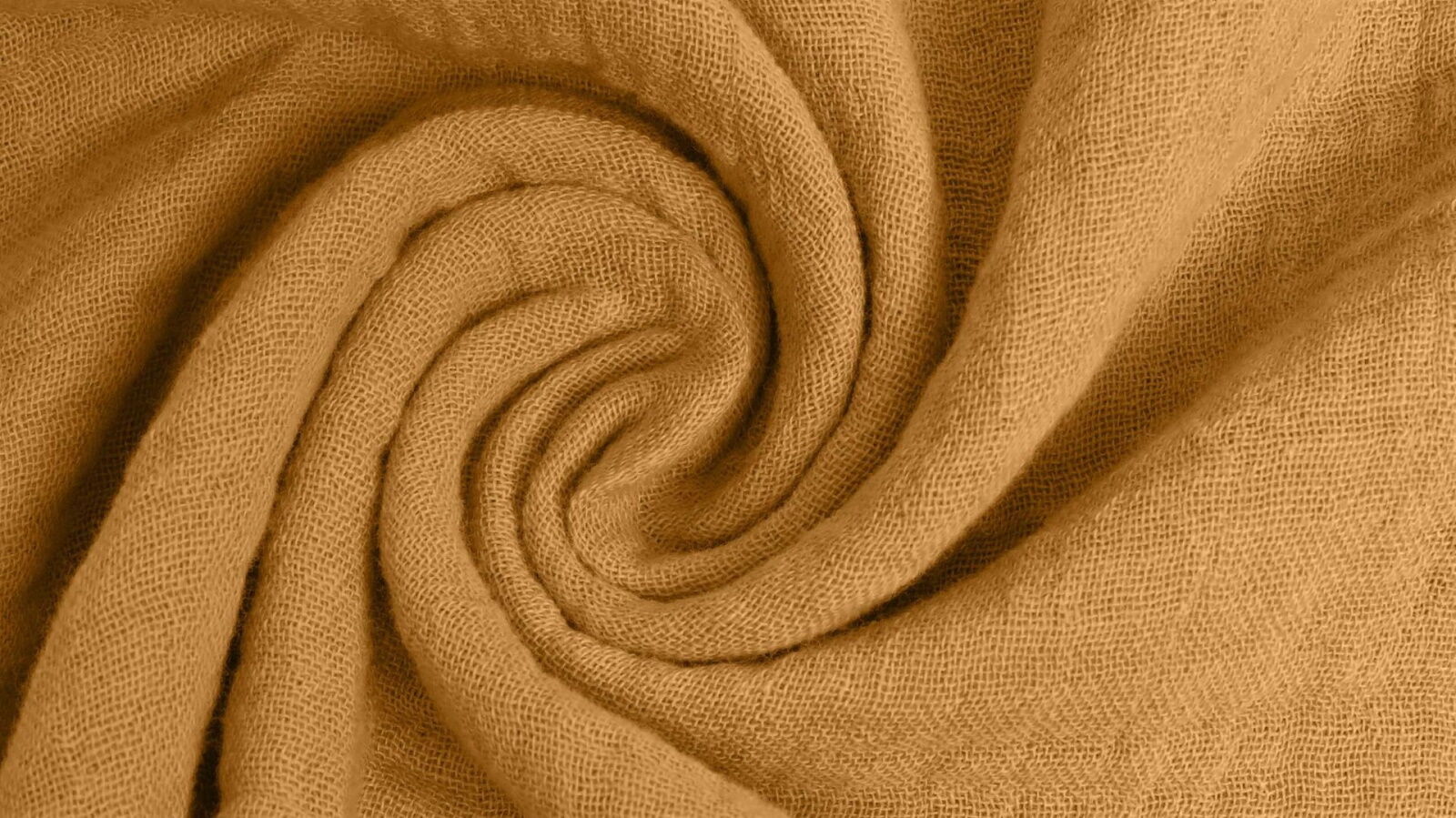Stoff Meterware Uni Beige Musselin