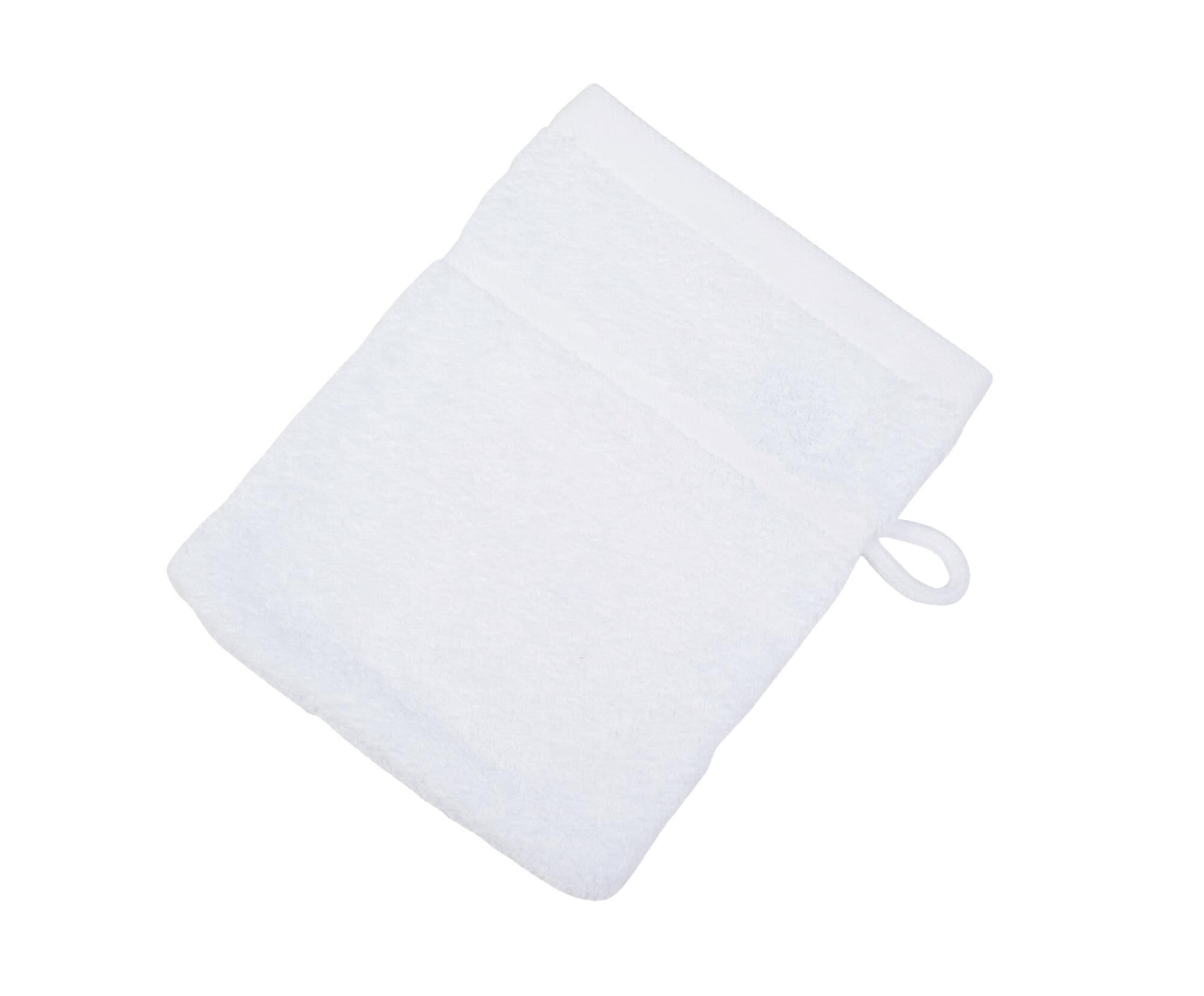 Gözze Waschhandschuh Sylt 15x20 cm einfarbig-00-weiß