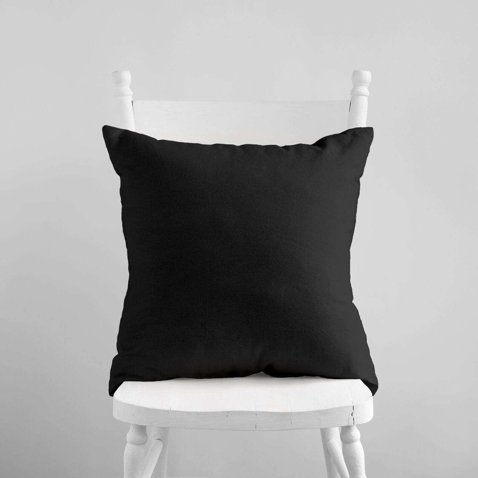 Komplettkissen Polyester-Schwarz / 30x30 cm