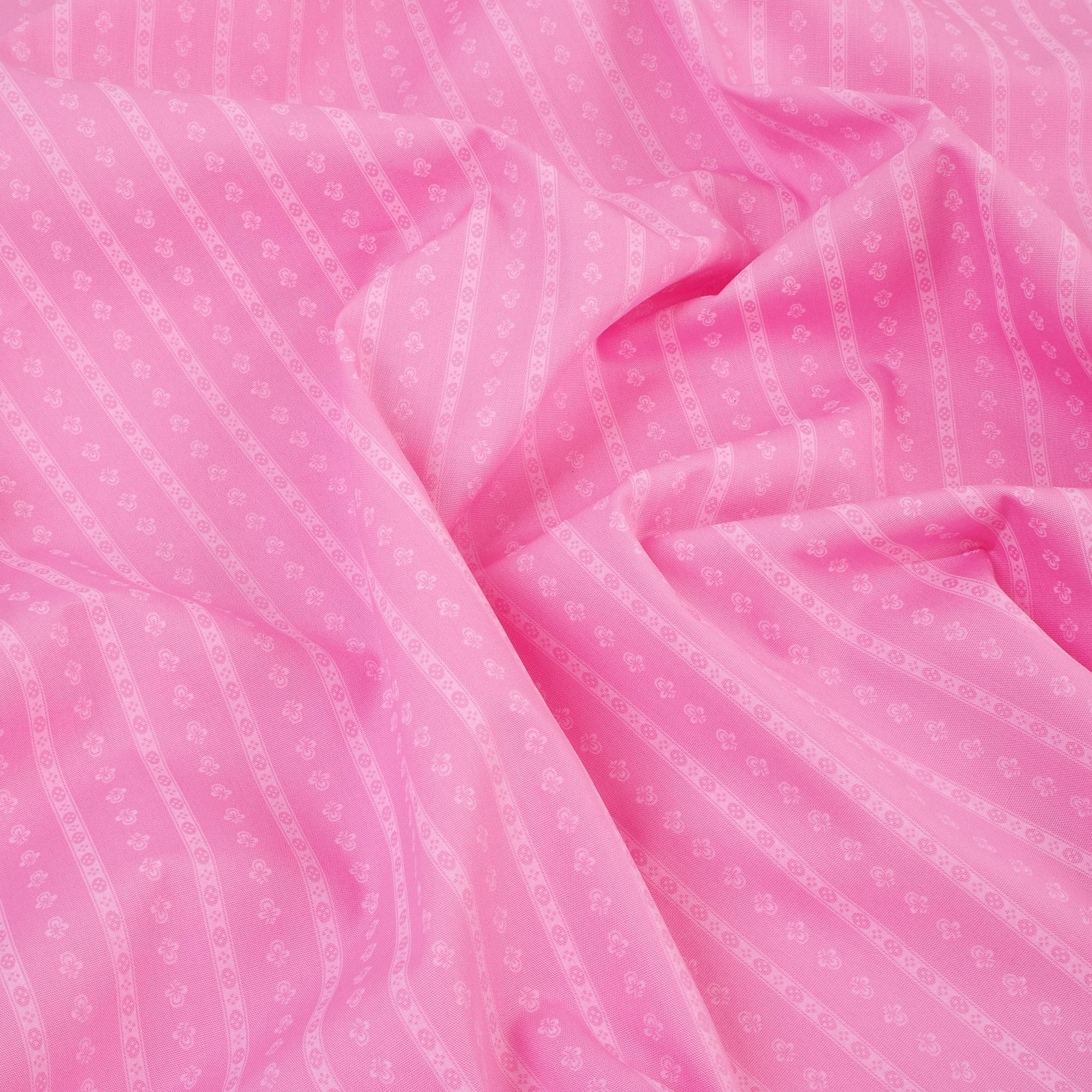 Dirndlstoff Blumen Streifen Moni Rosa Tracht