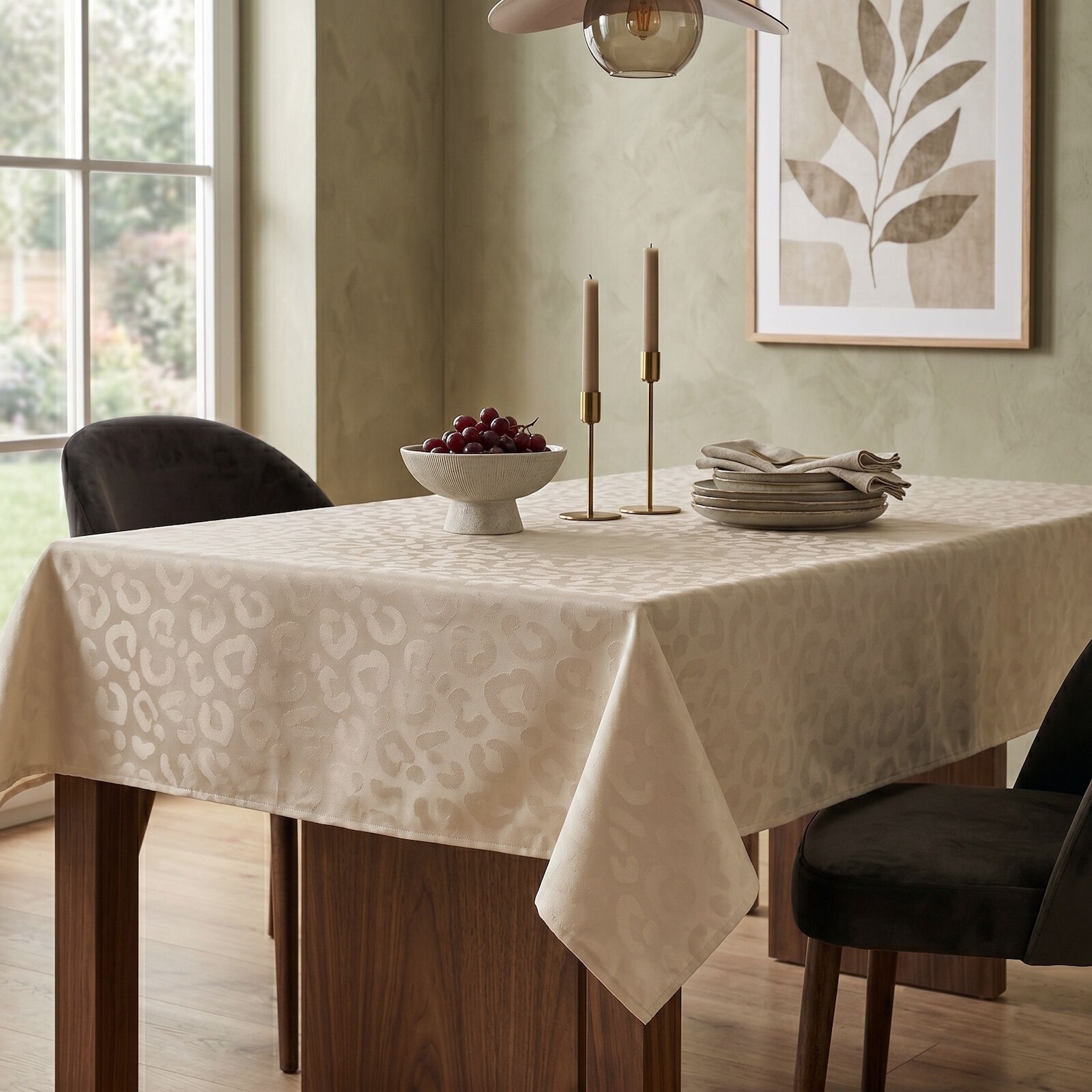 Outdoor Tischdecke 130x160 cm Malo Creme