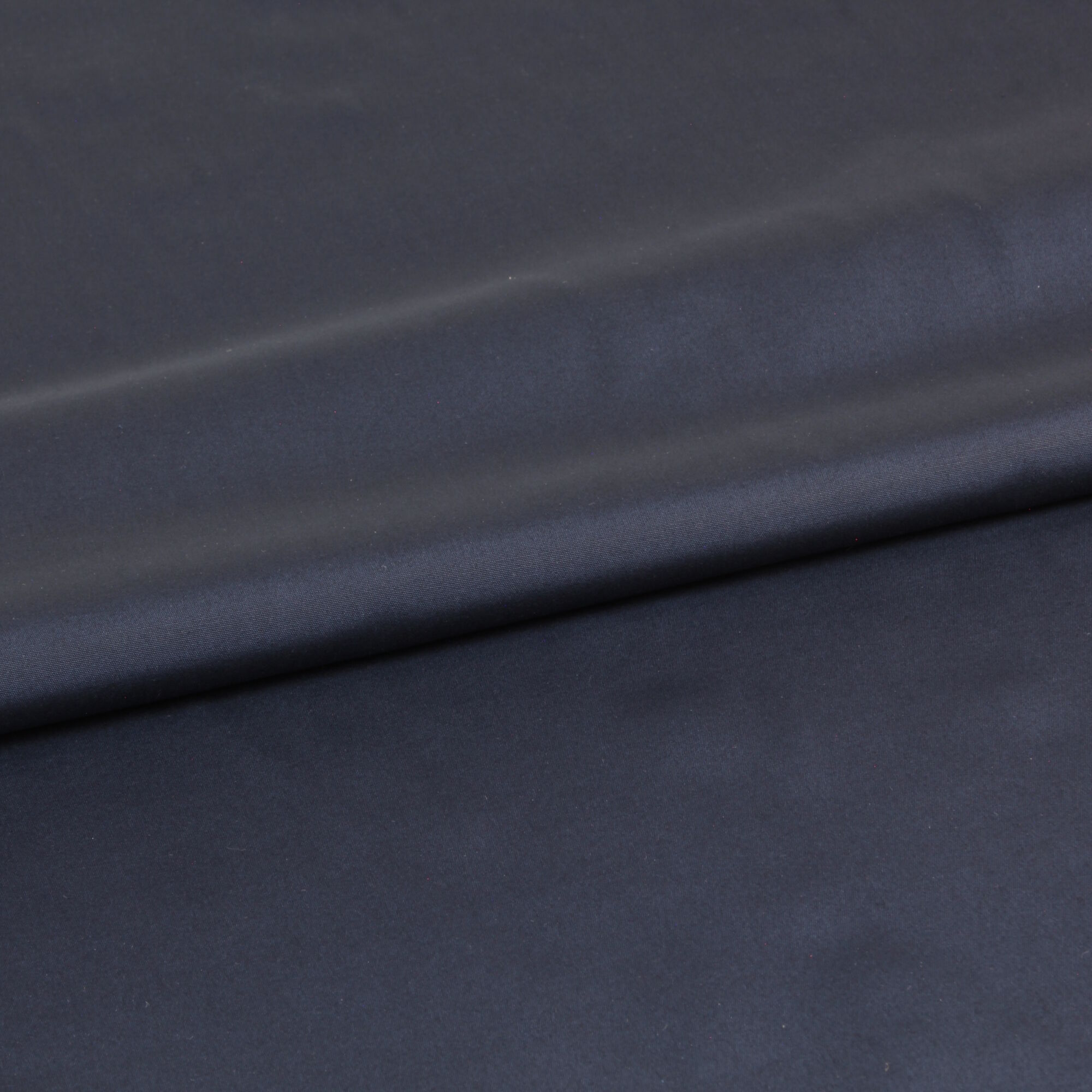 Stoff Meterware Uni Marine Navy Mako Satin