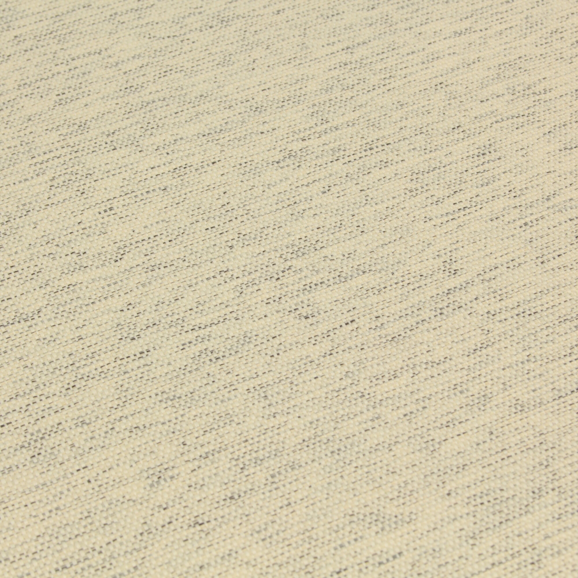 Stoff Meterware Polina Meliert Creme Polyester