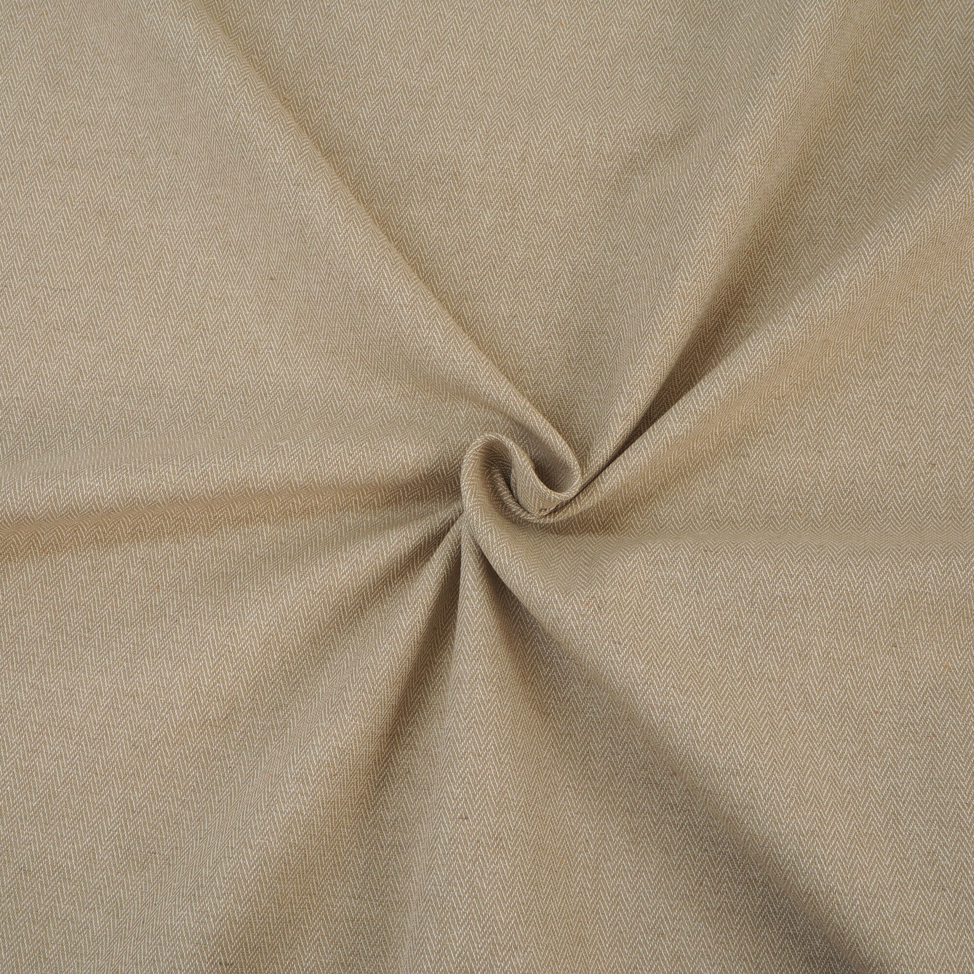 Stoff Meterware Zick Zack Beige Webware Jacquard