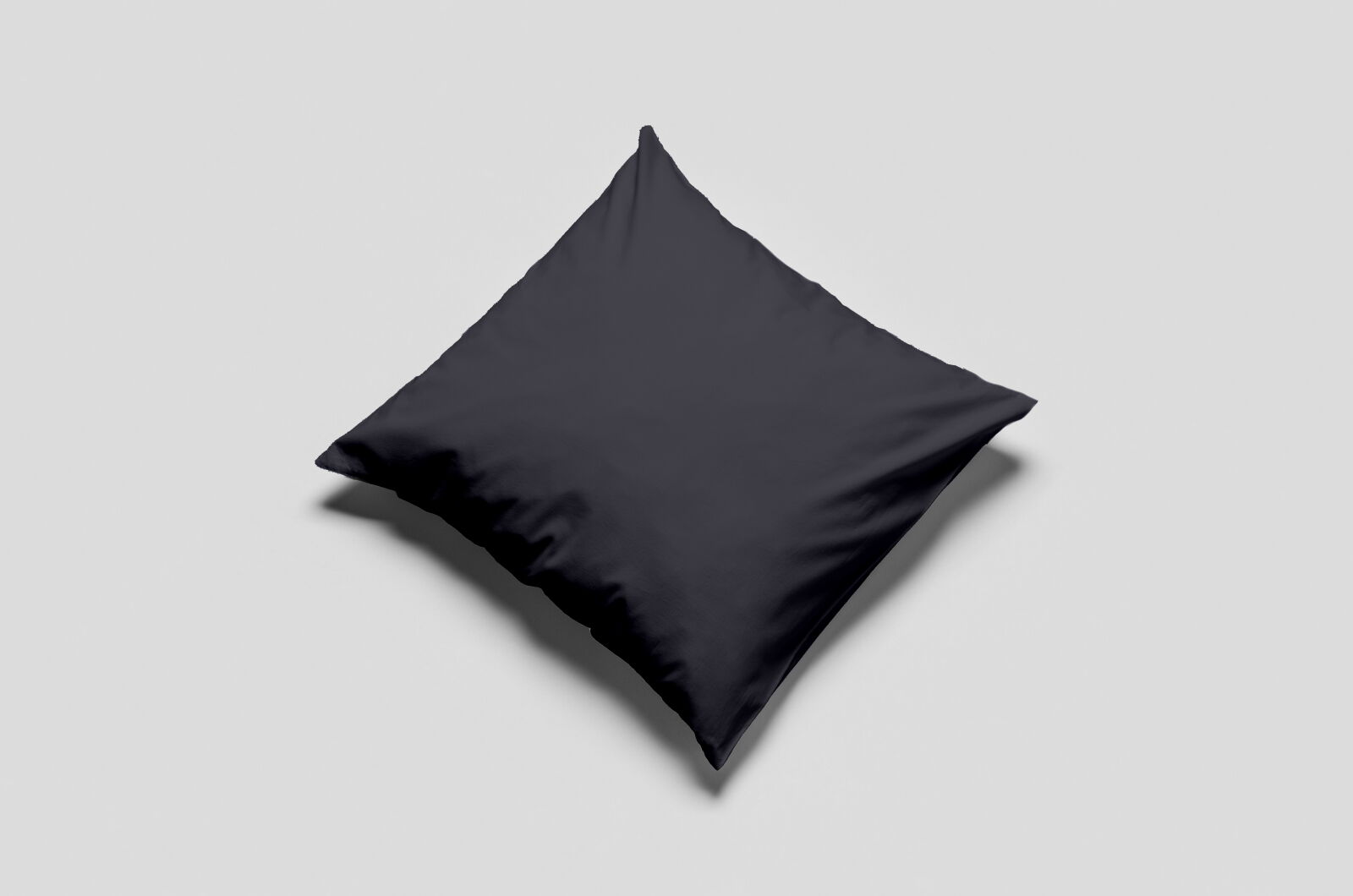 4er Pack Kissenbezüge 30x30 Dunkelgrau Uni Baumwolle Linon Reißverschluss