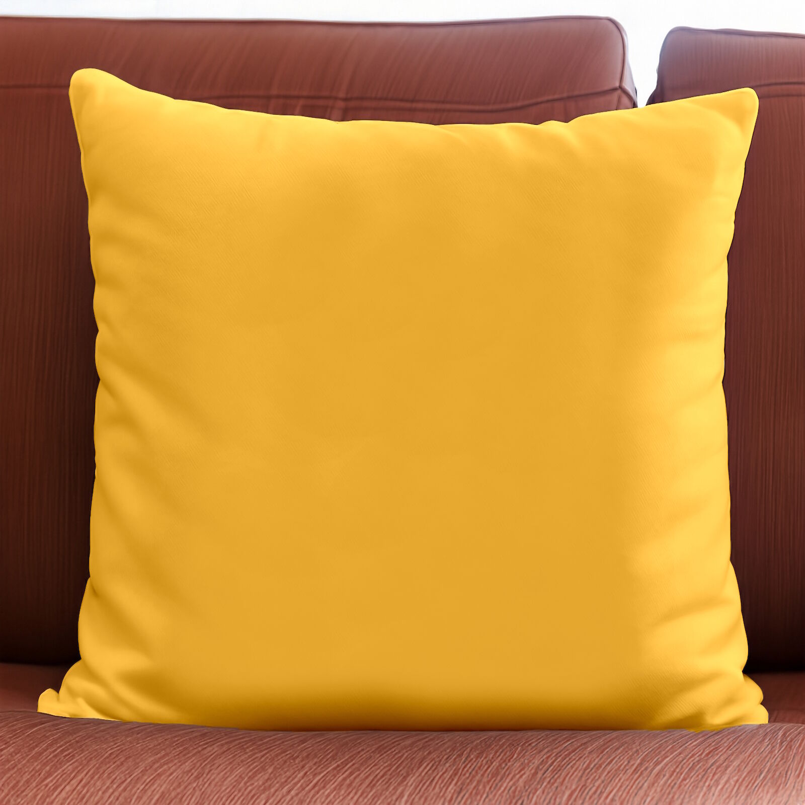 Kissenbezug Polyester-30x30 cm-Gelb