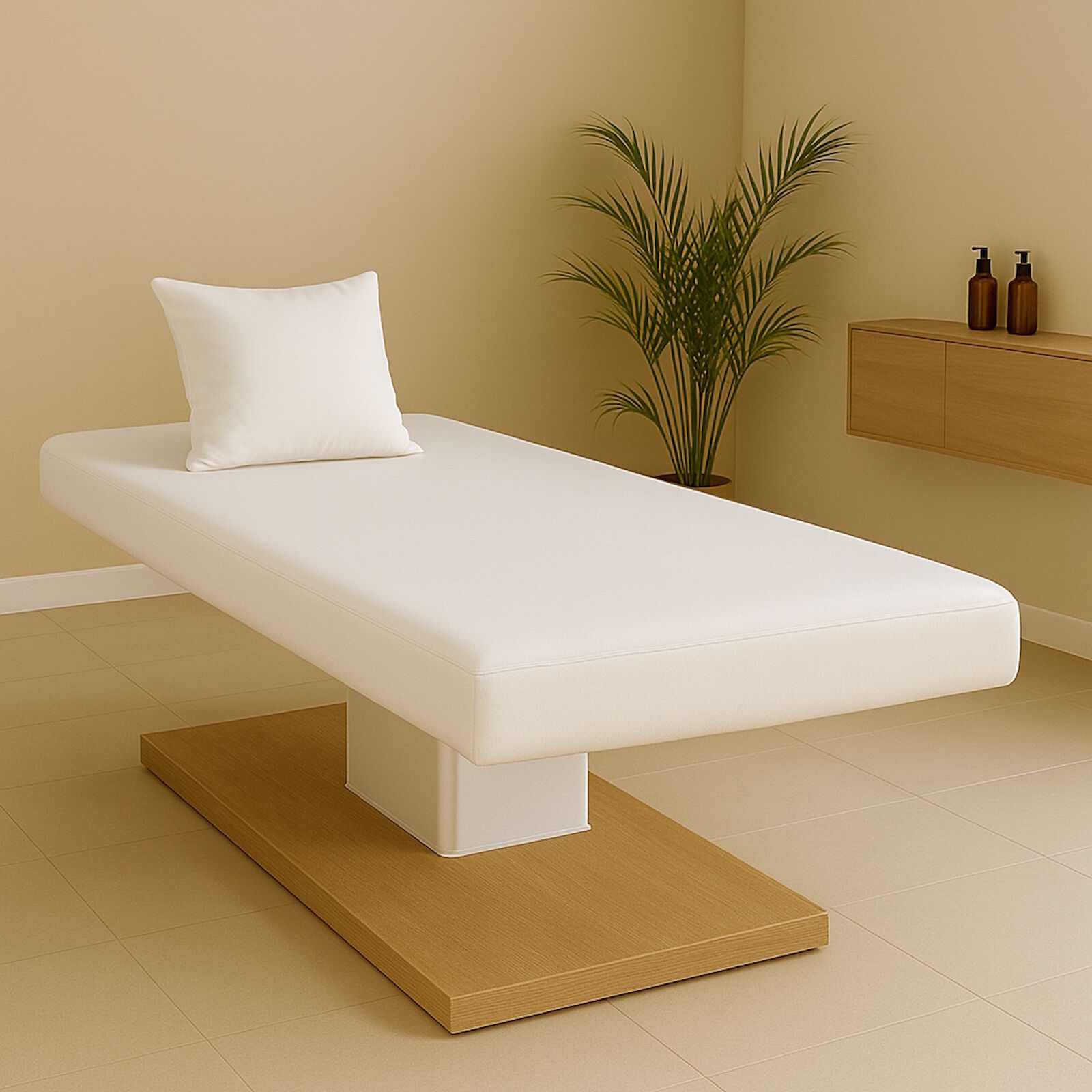 Kissenbezug Uni Weiß Baumwolle Linon RV