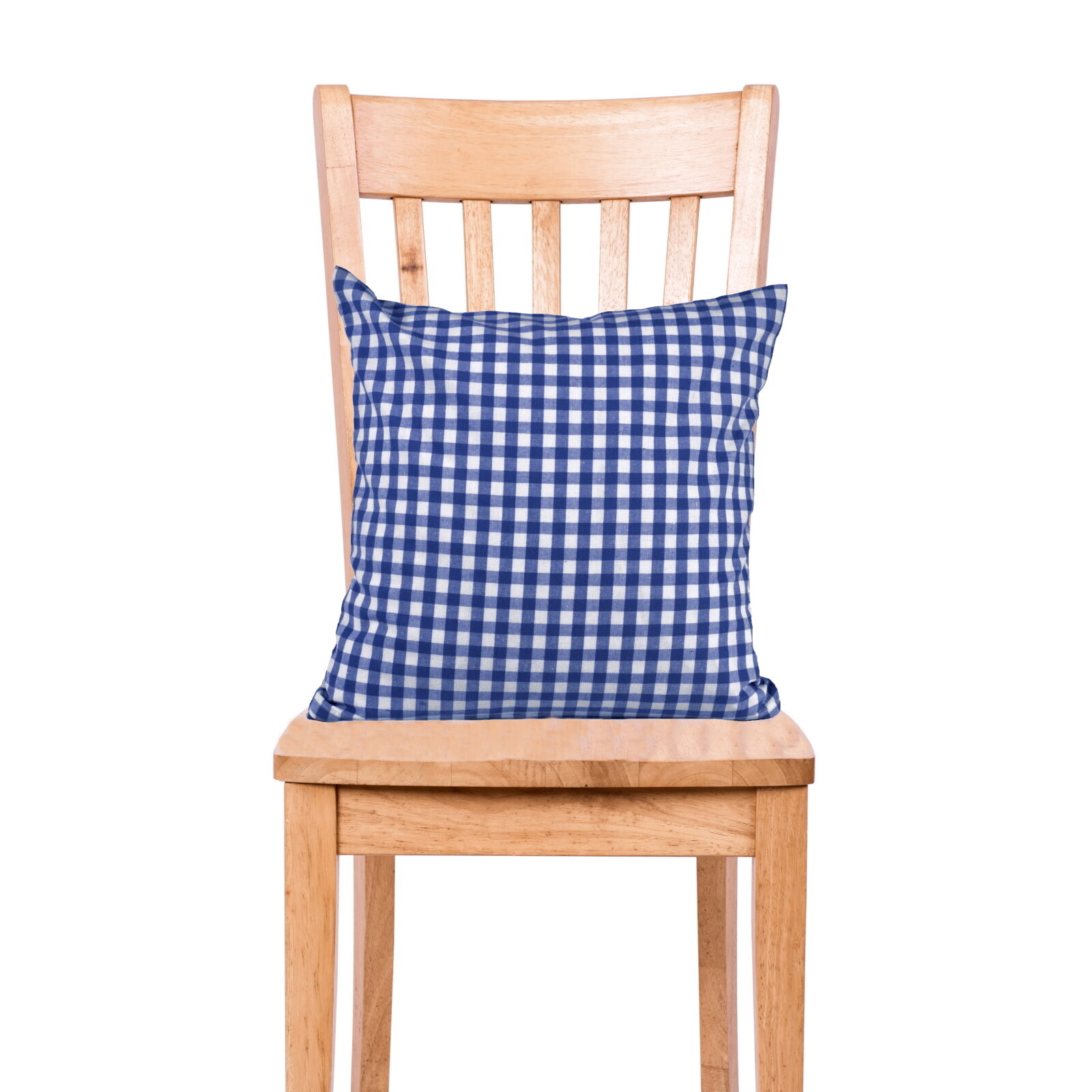 Komplettkissen Karo 1x1 cm-Blau / 40x60 cm