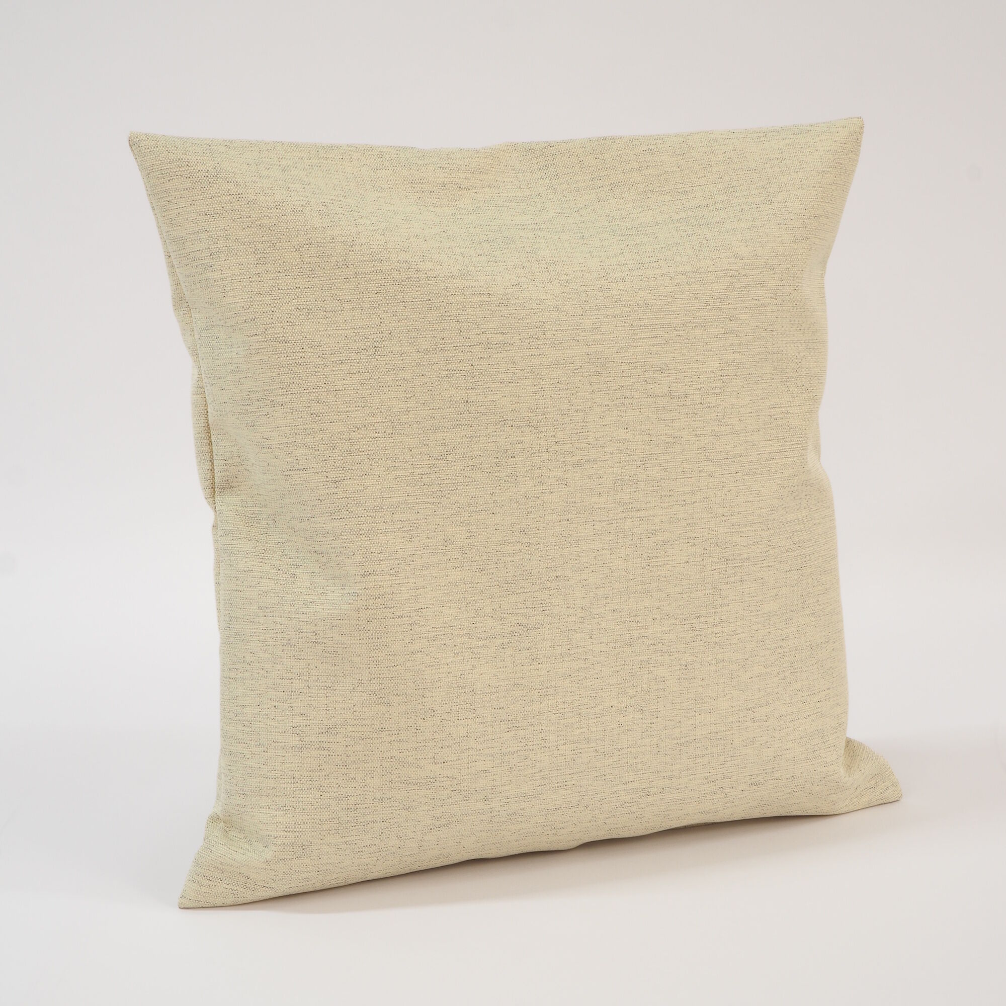 Kissenbezug 40x40 cm Polina meliert Möbelstoff - Creme