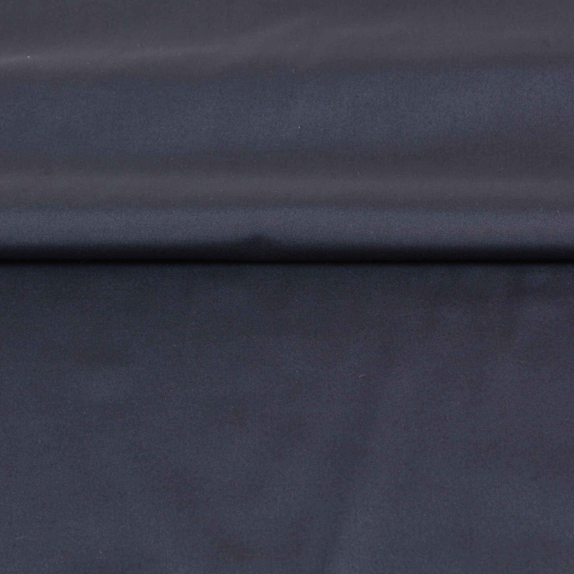 Stoff Meterware Uni Marine Navy Mako Satin