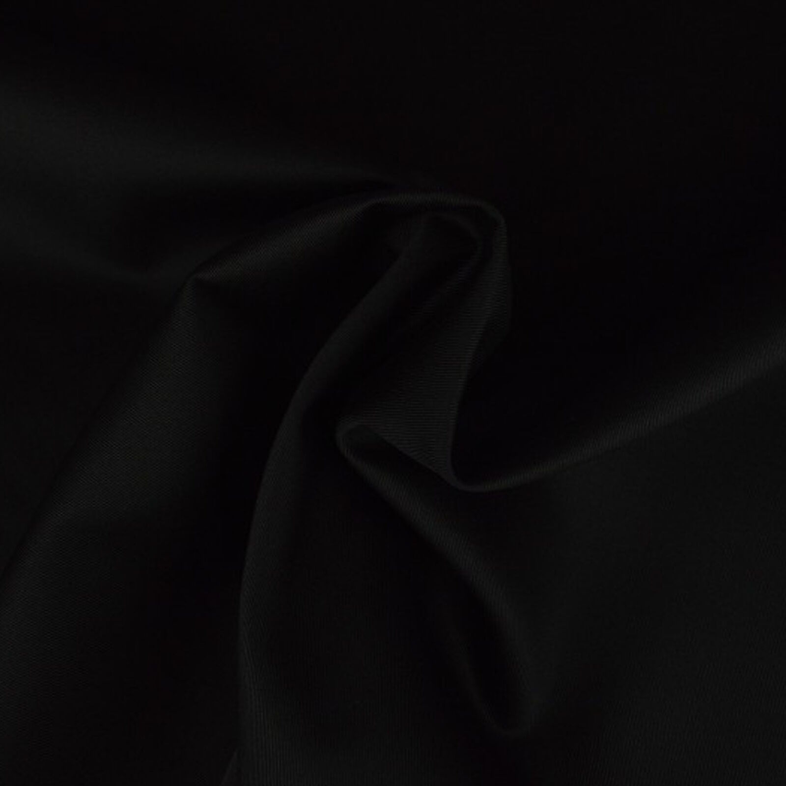 Stoff Baumwolle Köper Twill Schwarz Meterware